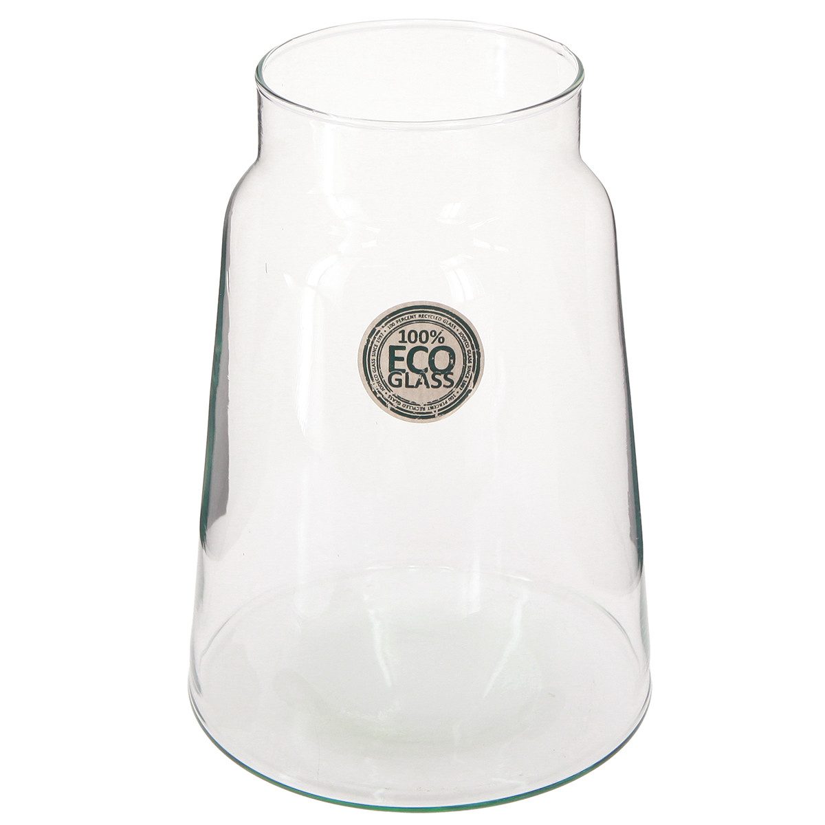 Viana Tischvase Glas Blumenvase klar H20cm Deko Tischvase zylindrisch