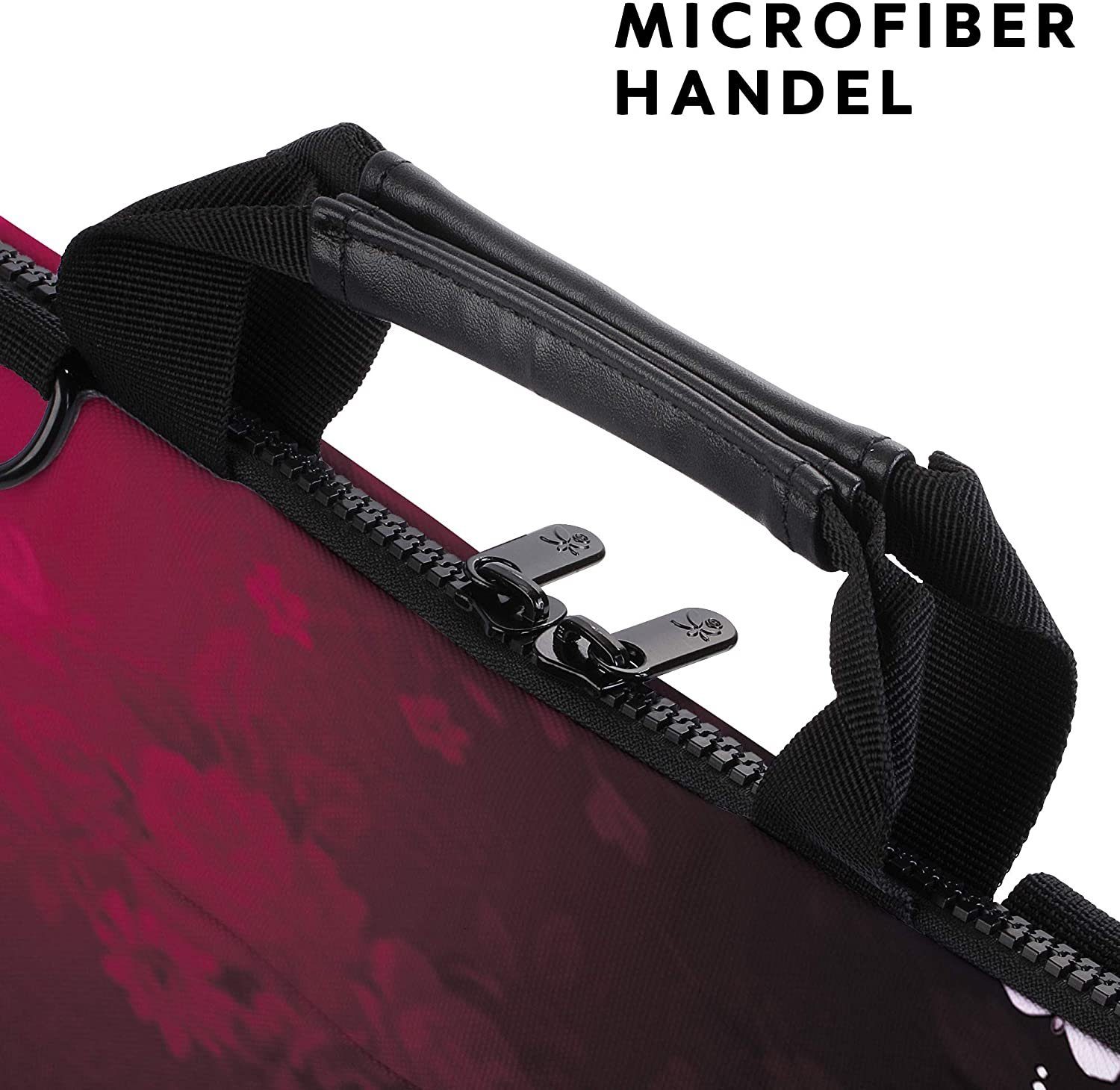 MAXLVL Laptoptasche 15.6 / 17.3 Zoll (Notebooktasche aus Canvas mit Zubehörfach), Schmutz- & Wasserabweisend – Bild 5 von 5
