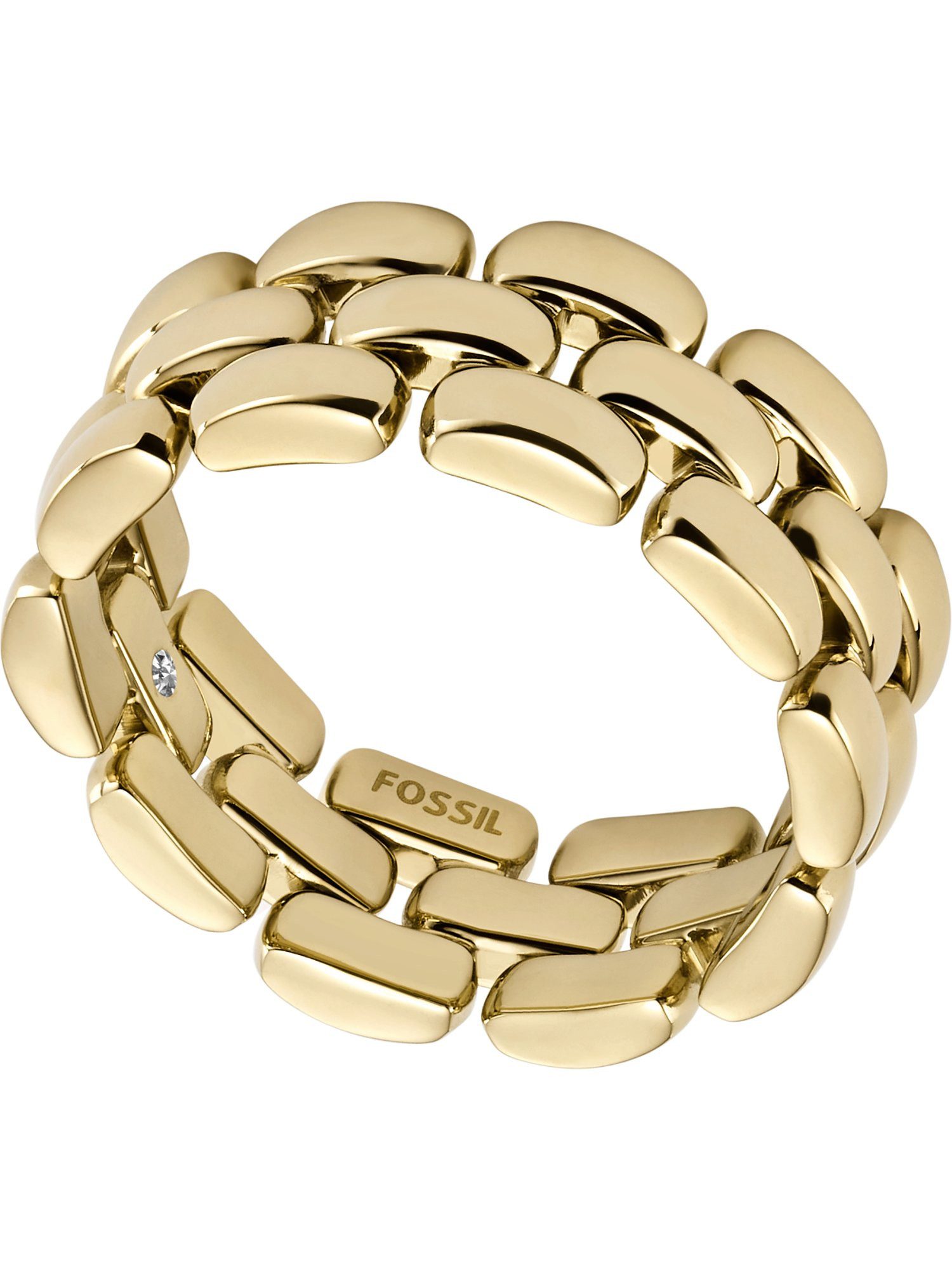 Fossil Fingerring Fossil Damen-Damenring Edelstahl günstig online kaufen