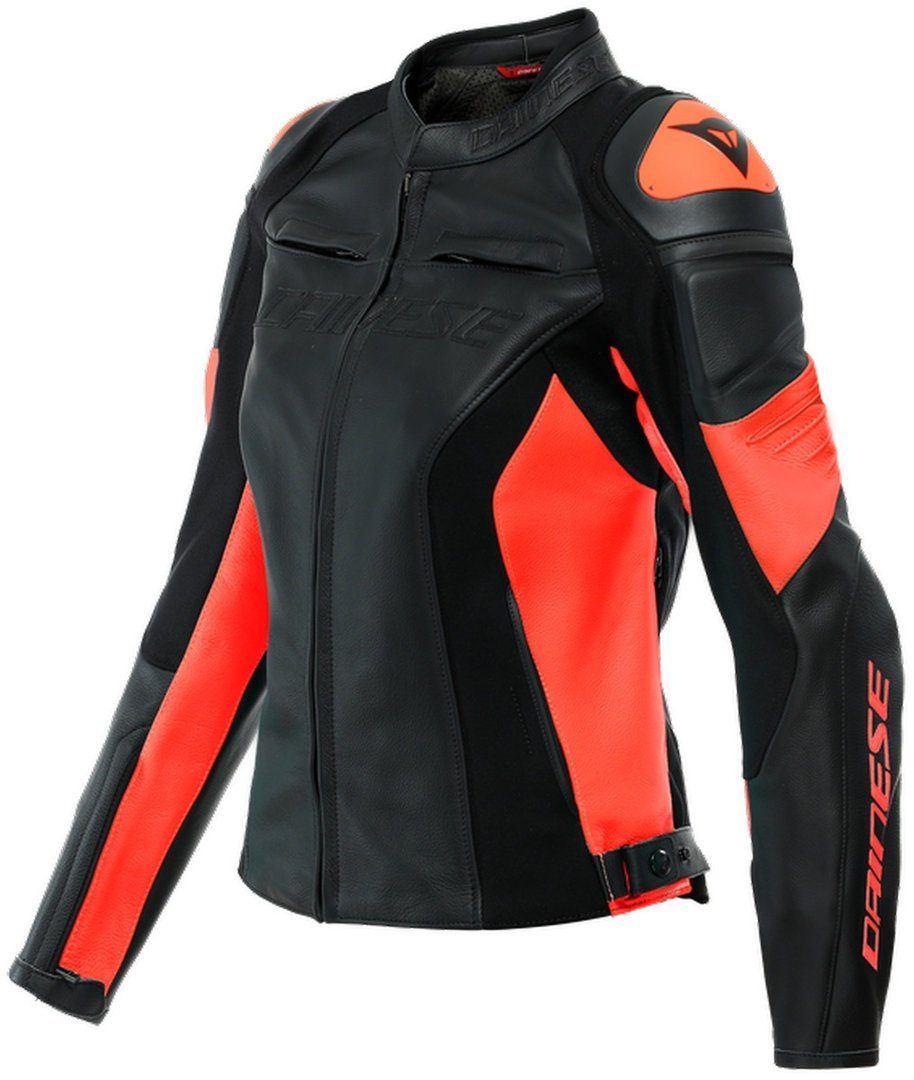 Dainese Motorradjacke Racing 4 Damen Motorrad Lederjacke Atmungsaktiv prote günstig online kaufen