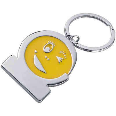 Livepac Office Schlüsselanhänger Schlüsselanhänger "Gesicht" / Farbe: gelb