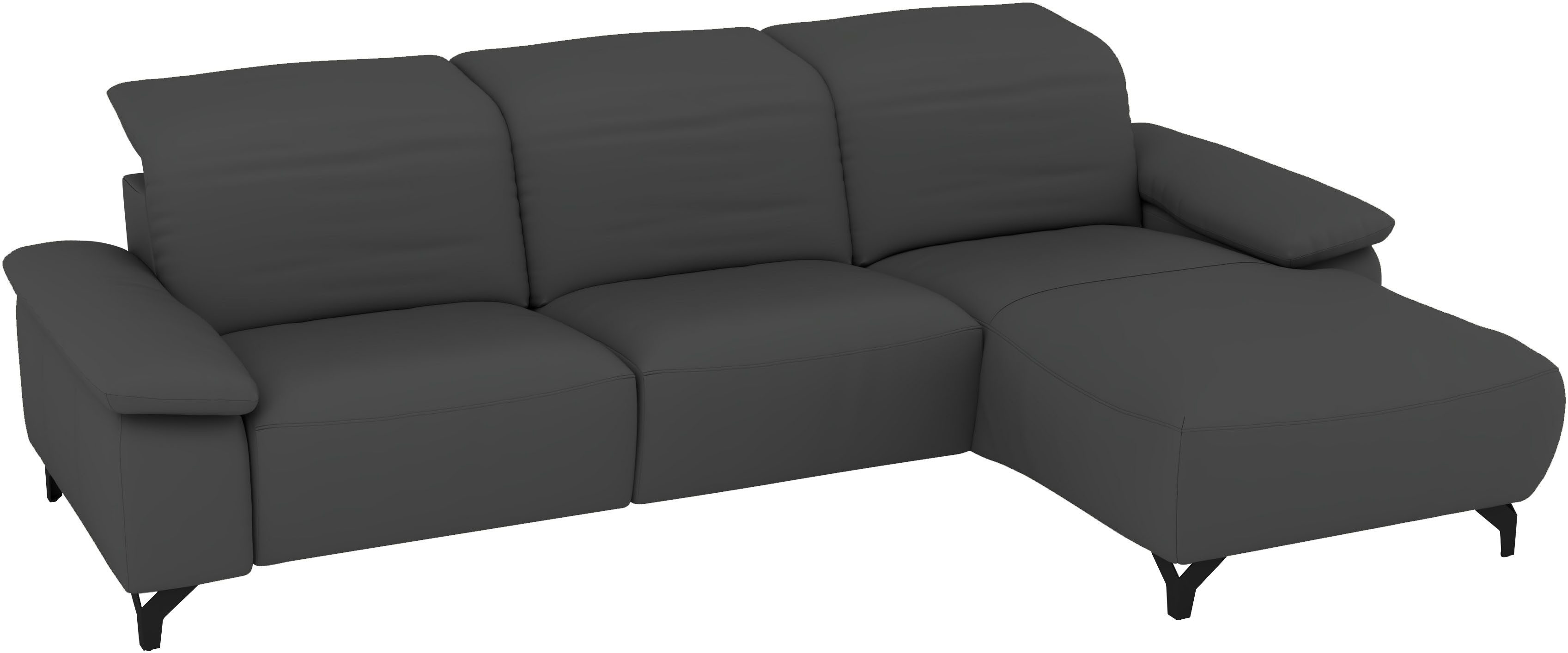 Musterring Ecksofa MR370 mit/ohne Relaxfunktion, verschiedene Unterfederungen zur Auswahl, Farbe, Material, Sitzkomfort und Funktion wählbar, Maße 280 x 180 cm