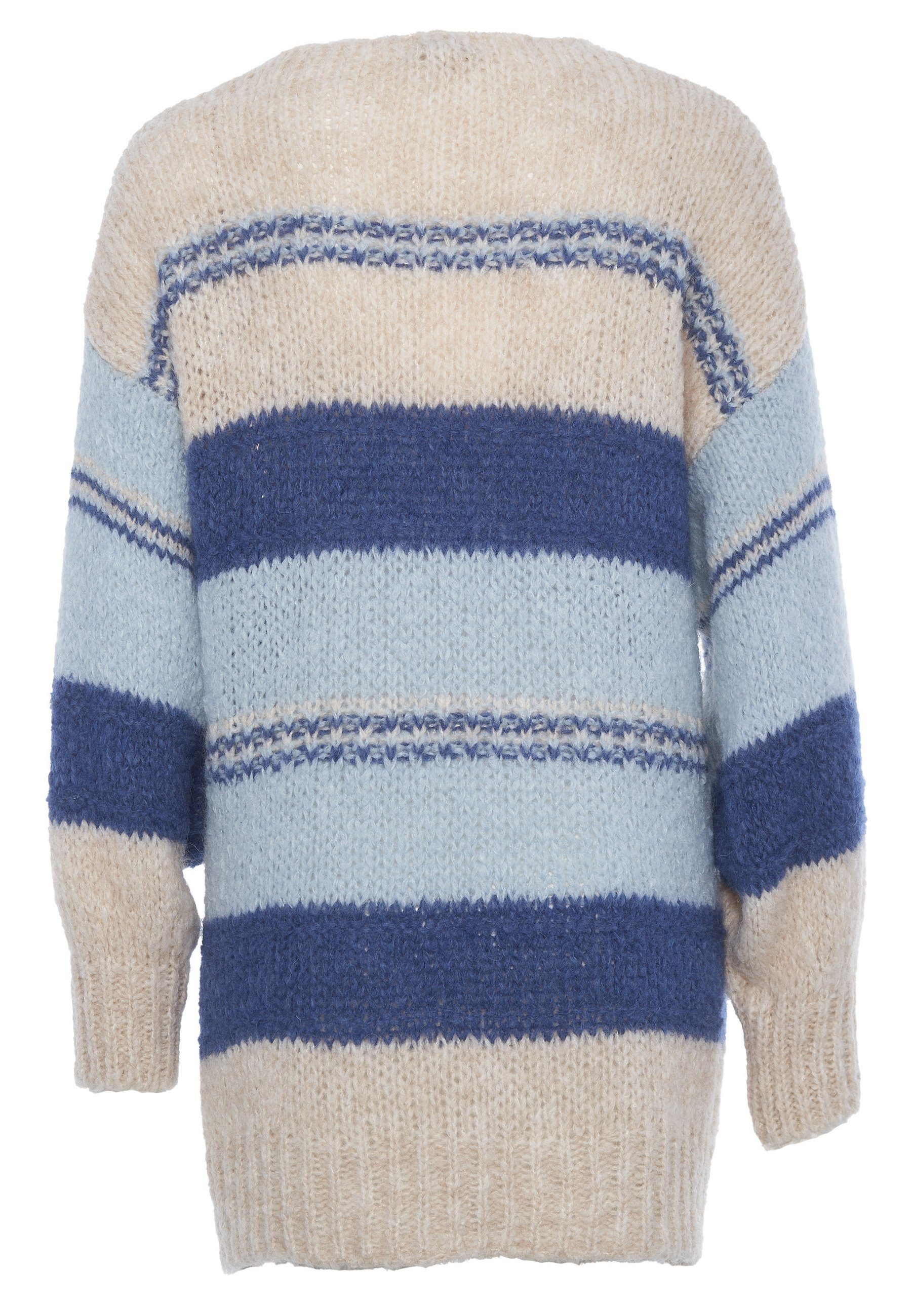 Decay Strickjacke mit trendigen Streifen