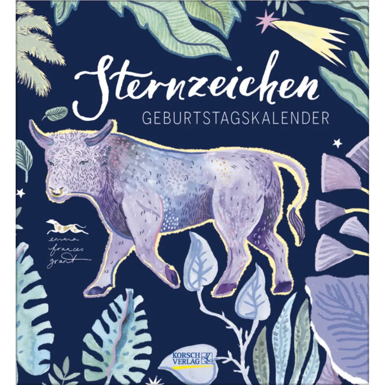 Korsch Verlag Wandkalender Geburtstagskalender Sternzeichen