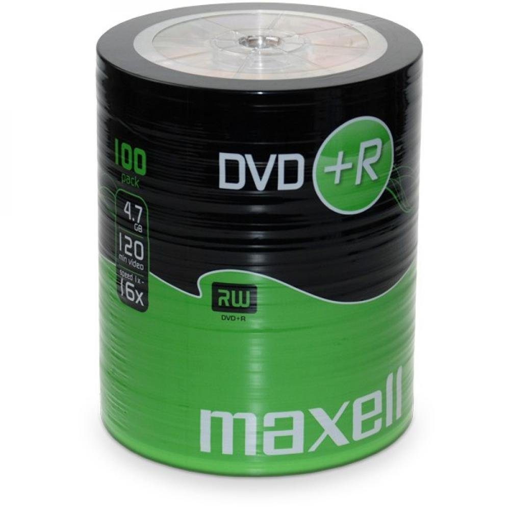 Maxell DVD-Rohling DVD+R 4,7 GB Maxell 16x Speed ECO-Pack 100 Stk