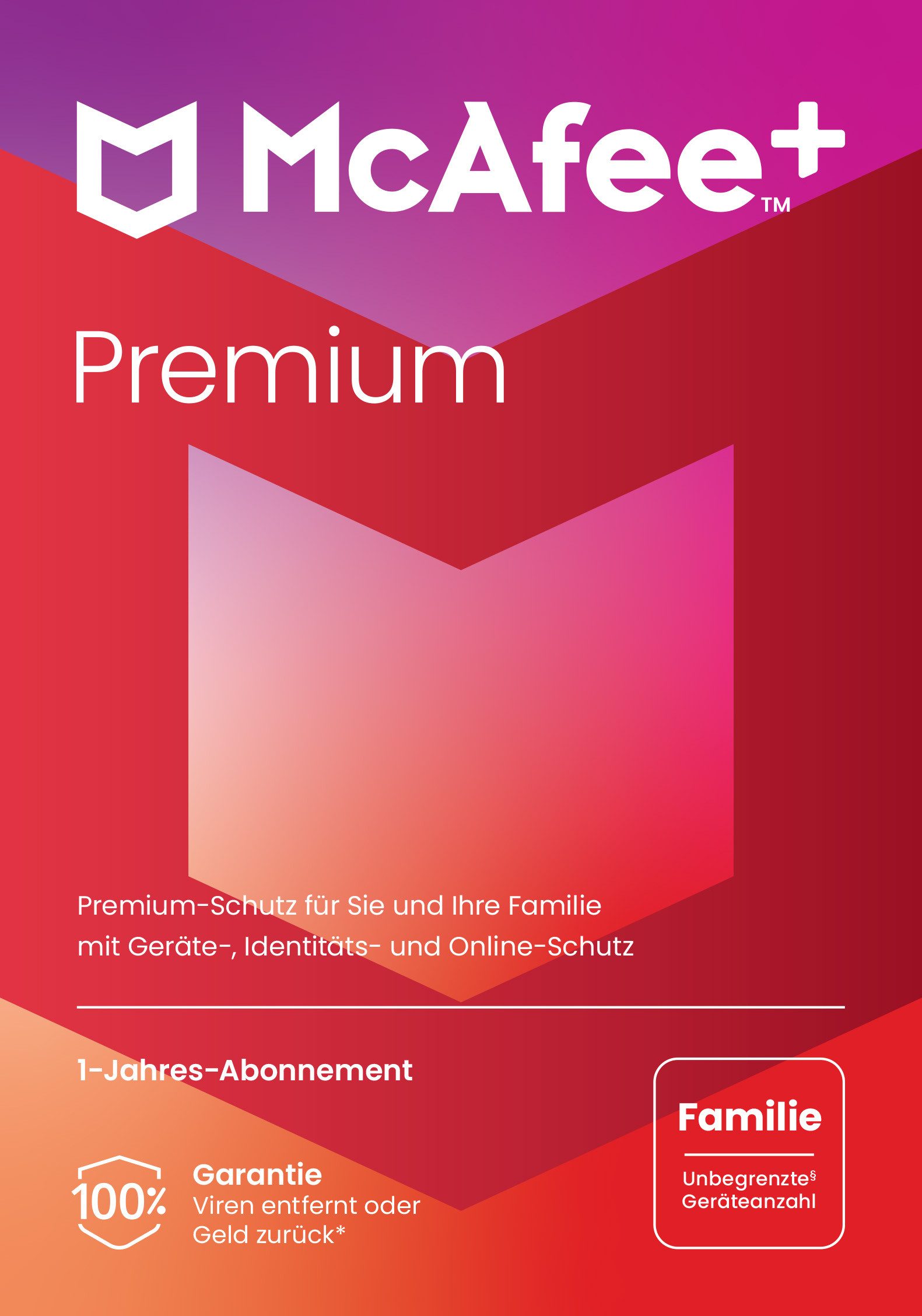 McAfee McAfee Premium - Family Jahreslizenz (Virenprogramm, Lizenzschlüssel)
