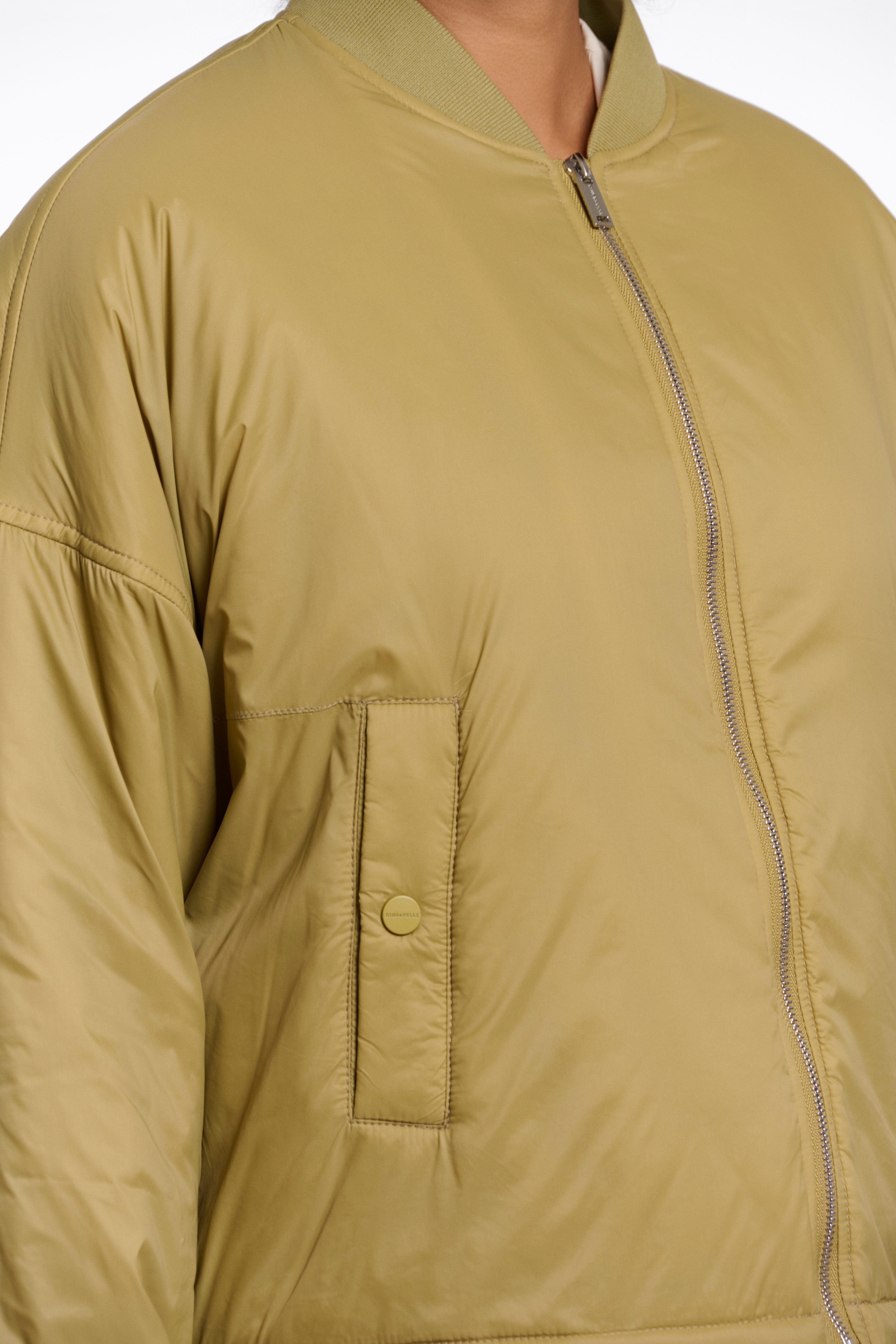 Rino & Pelle Bomberjacke HIRA kurz, mit Stehkragen und Reißverschluss