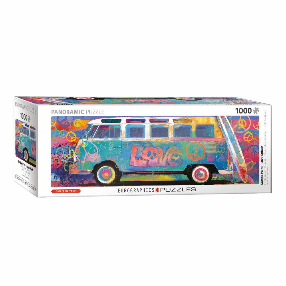EUROGRAPHICS Puzzle Love Bus, 1000 Puzzleteile