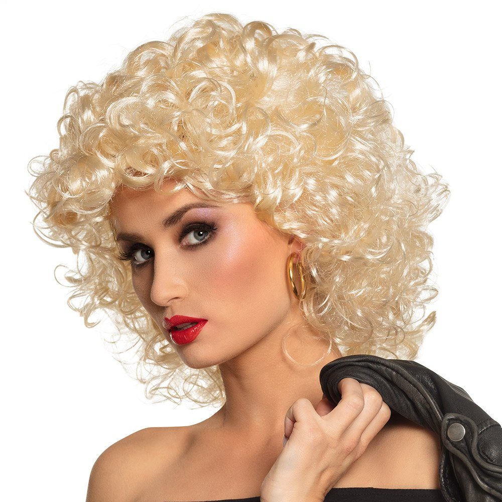 Kostüm-Perücke Damen Locken Perücke 'Sandy' - 86325, Blond
