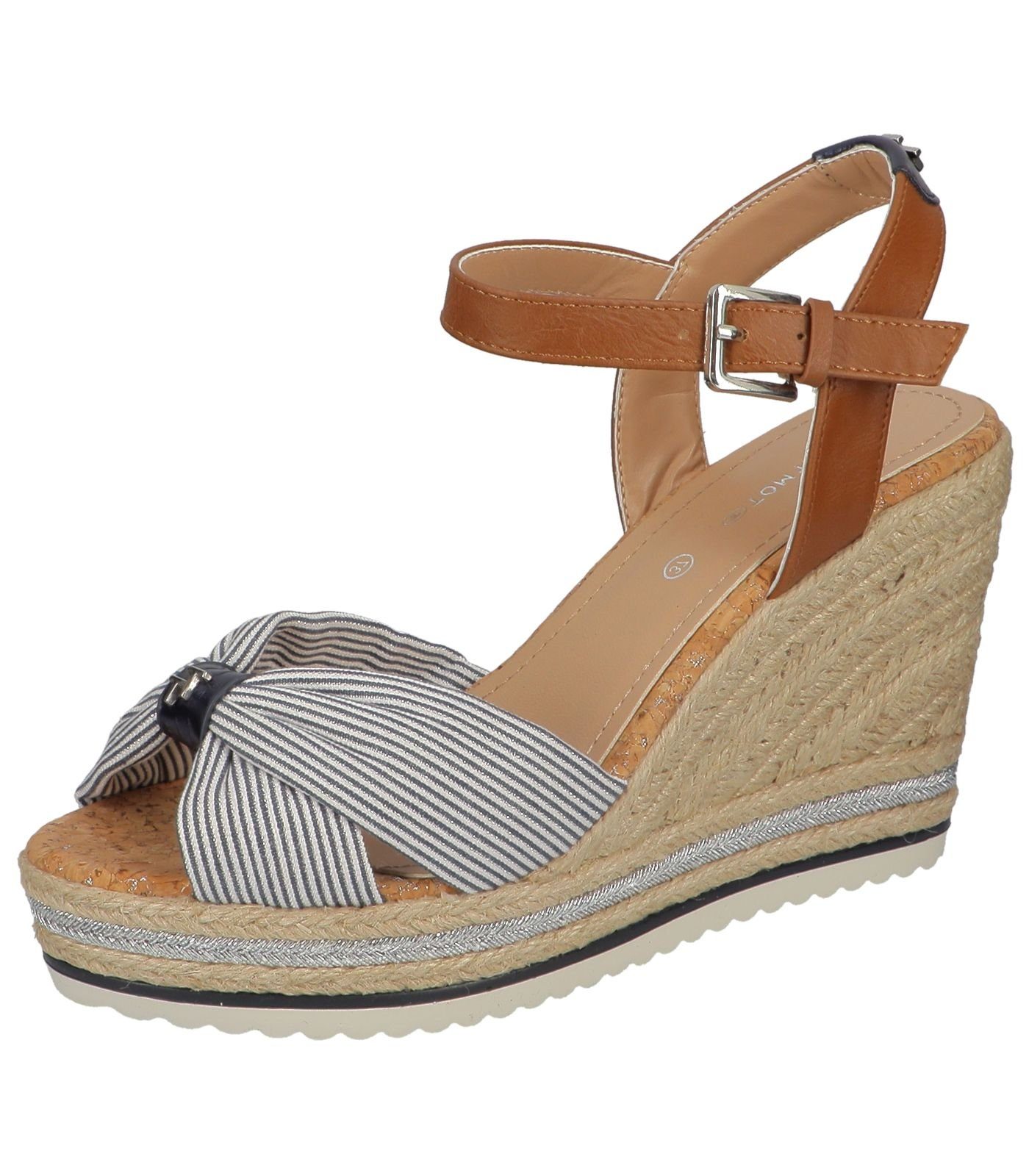 TOM TAILOR Sandalen Textil High-Heel-Sandalette