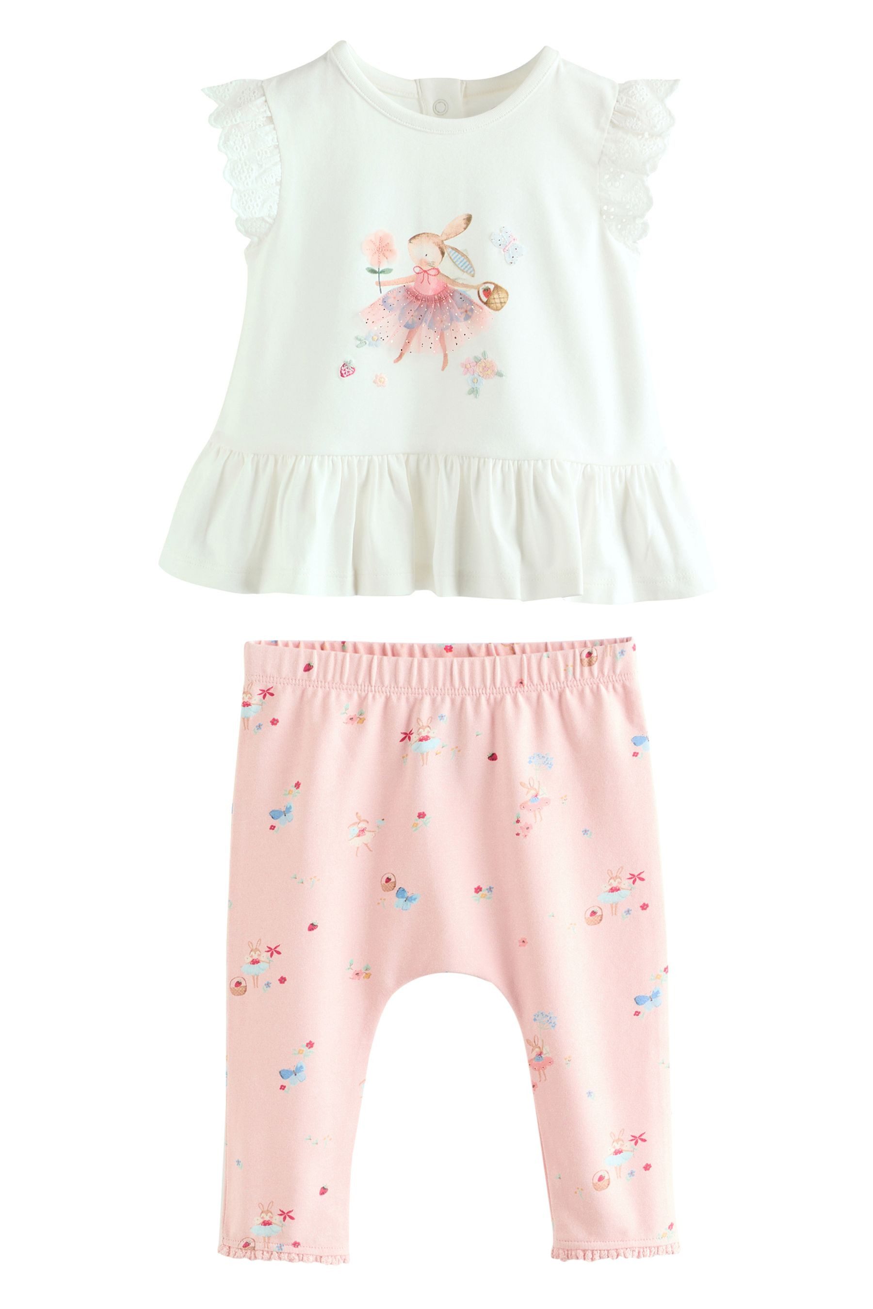 Top & Shorts Kurzärmliges Babytop und Shorts, 2-teiliges Set