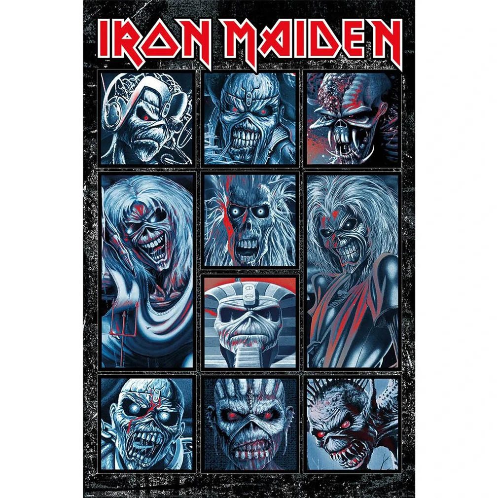 Iron Maiden Poster Ten Eddies, Plakat Wanddekoration