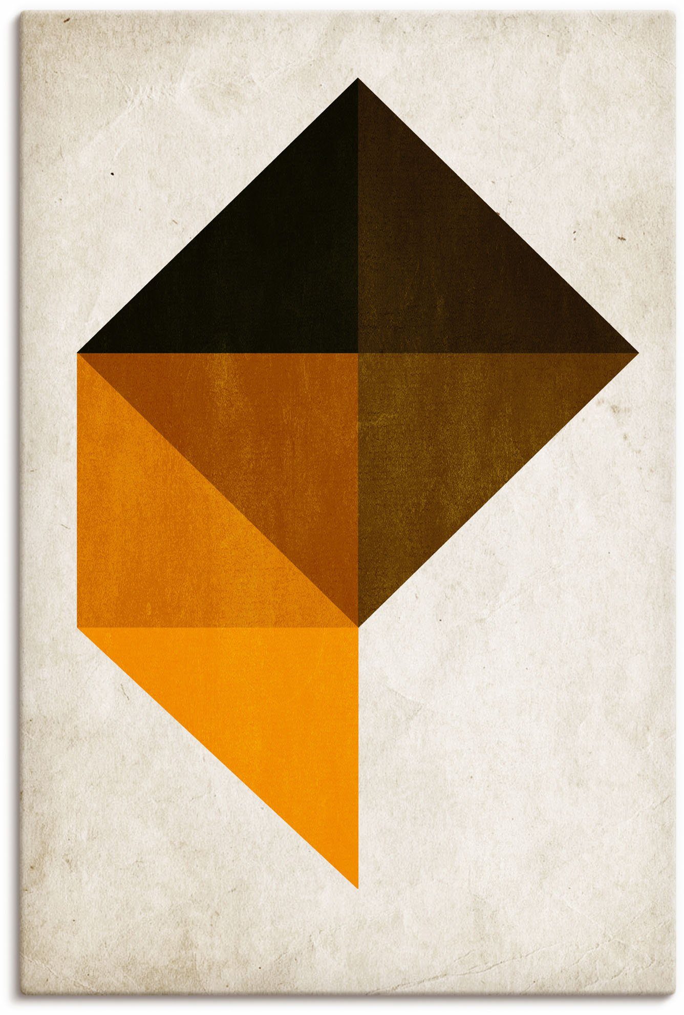 Muster (1 Alubild, TRAPEZ, St), Wandaufkleber oder Leinwandbild, Größen als Artland Poster in Wandbild versch.