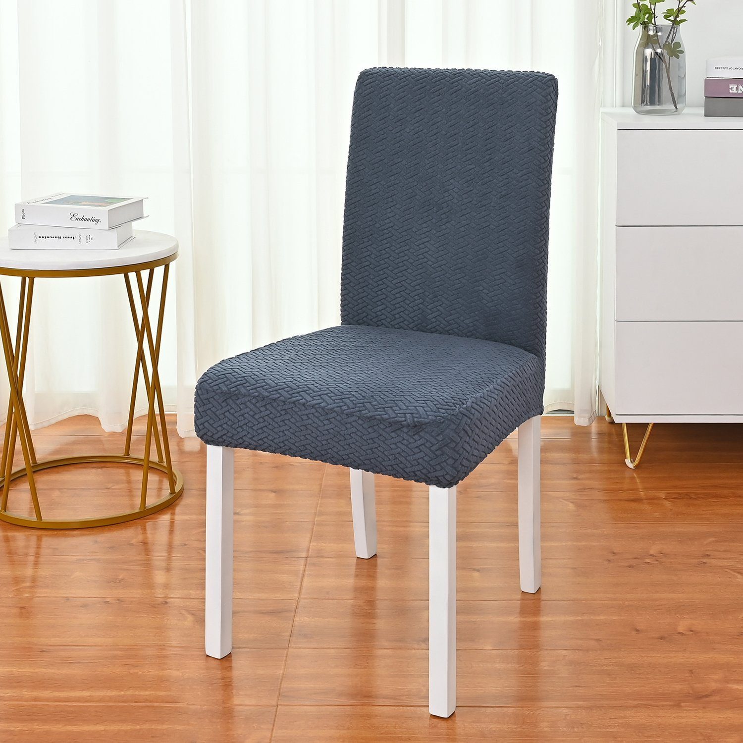 BYSURE Stuhlhusse, Esszimmer Stretch-Stuhlhussen Schonbezug, 2/4/6er günstig online kaufen