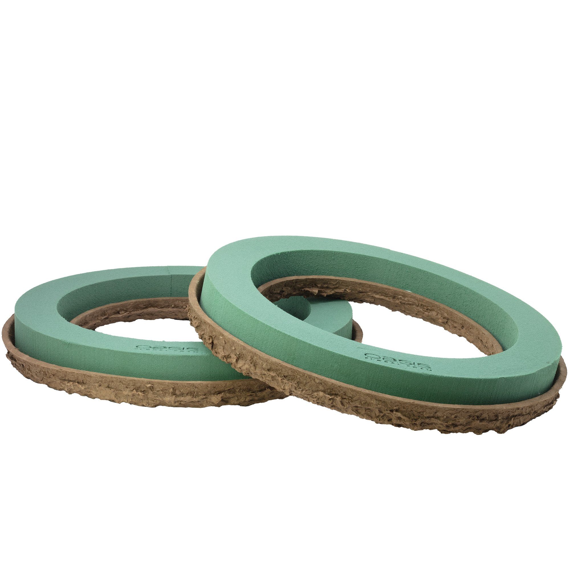 Oasis Schaumgummi OASIS® BIOLIT® Ring - 5,5 x 38cm Ø - innen: 29cm Ø - 2 St.
