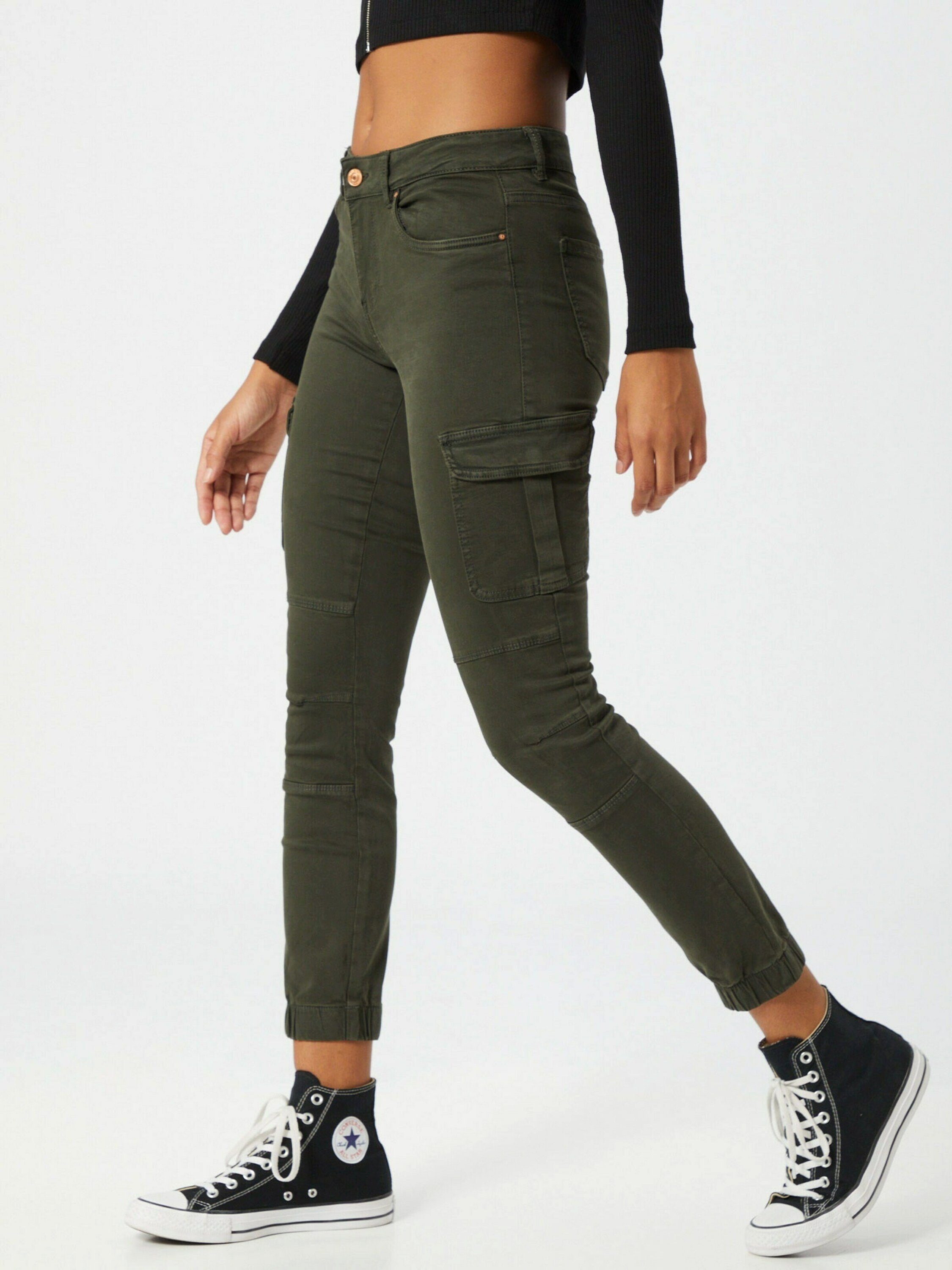 ONLY Cargohose "ONLMISSOURI REG ANK CARGO PNT NOOS" mit Stretchsäumen günstig online kaufen