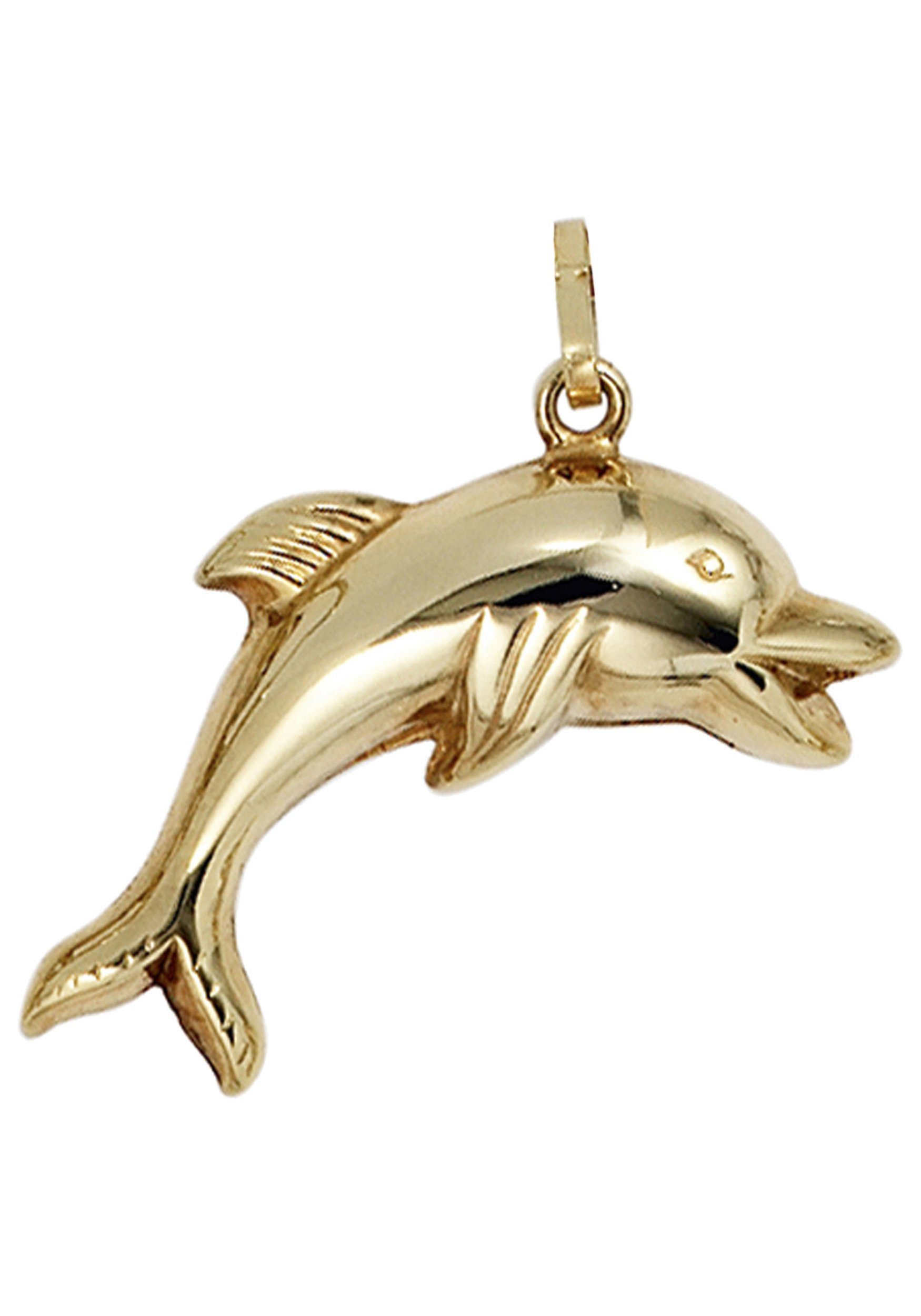 JOBO Kettenanhänger Anhänger Delfin, 333 Gold günstig online kaufen