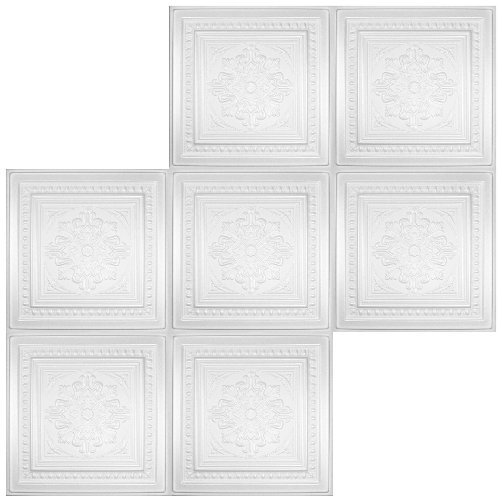 Hexim Wanddekoobjekt NR.36 (Deckenplatten 50x50cm Styroporplatten günstig online kaufen