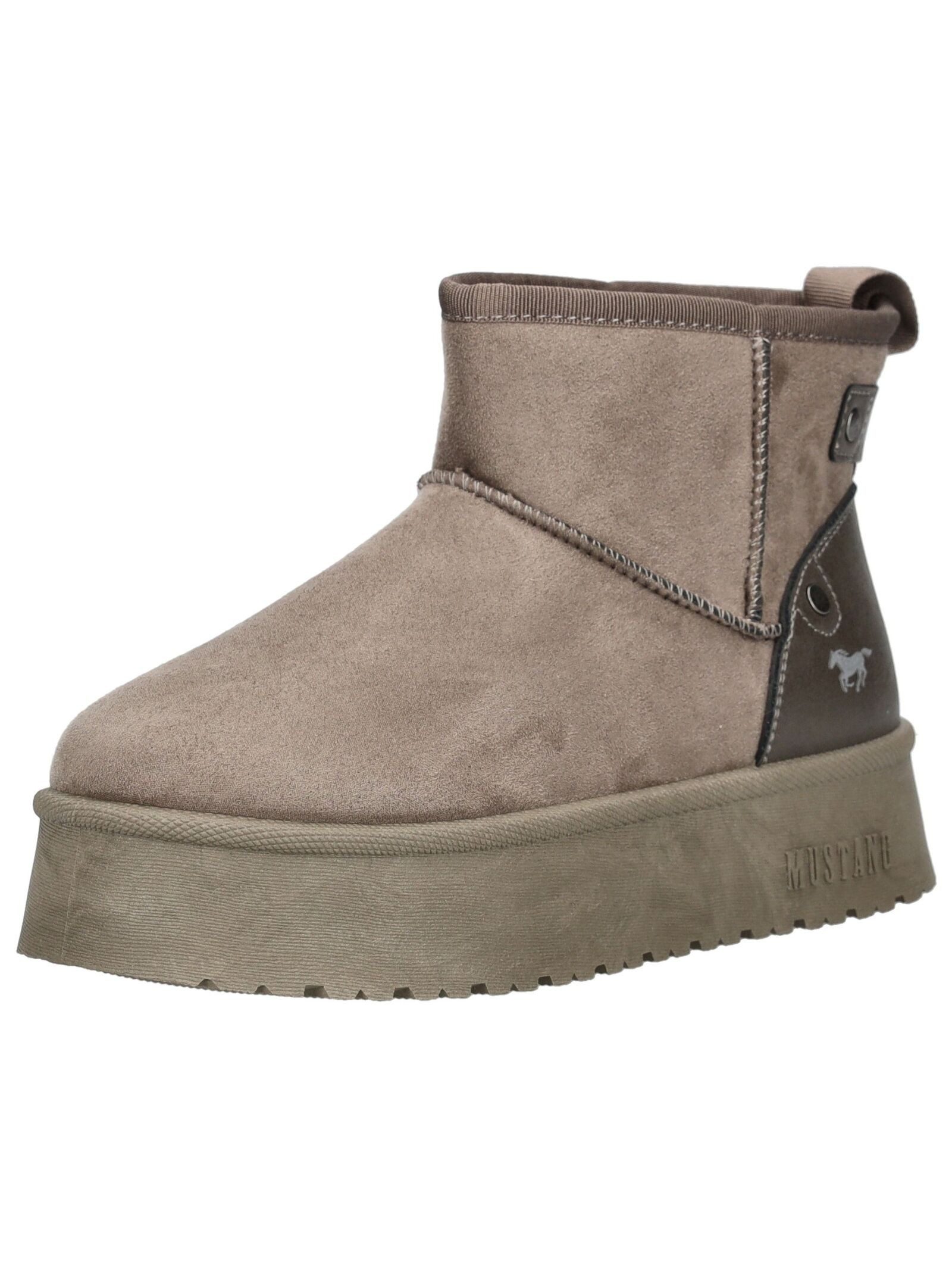 MUSTANG Stiefelette Veloursleder/Textil . Stiefelette günstig online kaufen