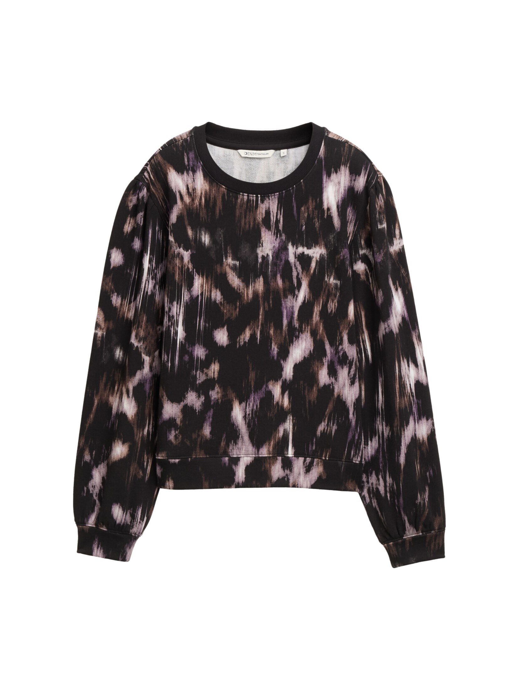 TOM TAILOR Denim Sweatshirt Strick & Sweatshirts Sweatshirt mit Muster günstig online kaufen