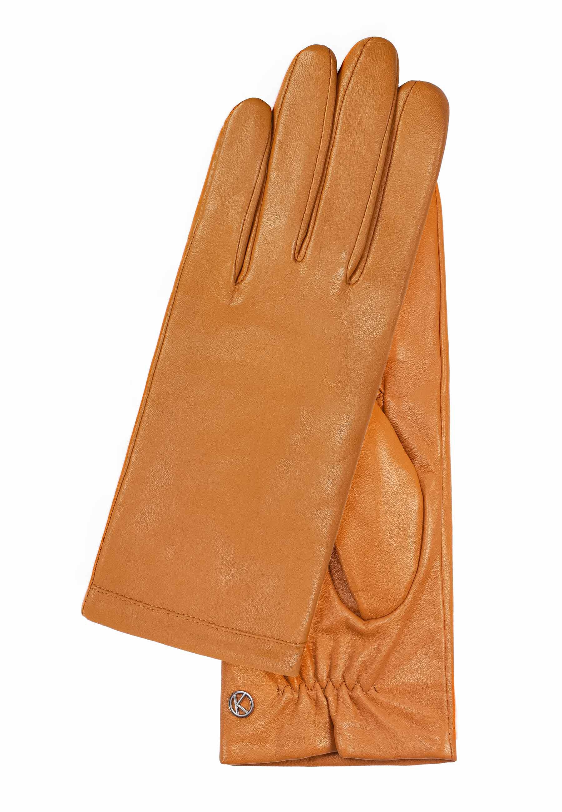 KESSLER Lederhandschuhe CHELSEA (Paar, 1-St., Handschuhe) Leather Working Group zertifiziertes Leder, kuscheliges Strickfutter