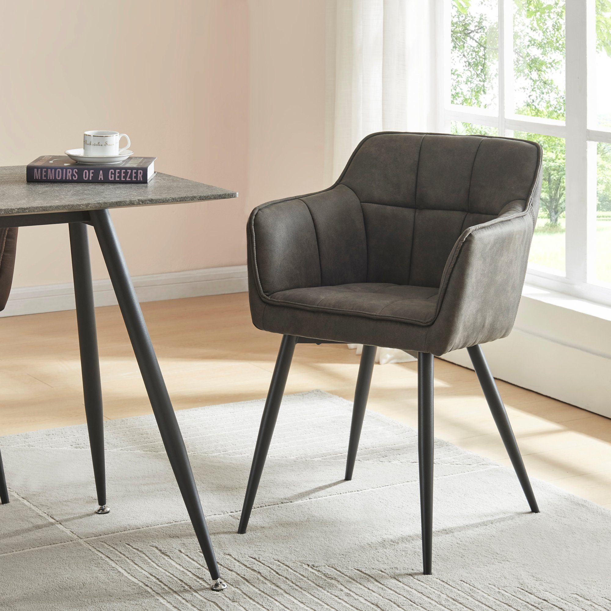en.casa Esszimmerstuhl (Set, 4 St), »Birmingham« günstig online kaufen