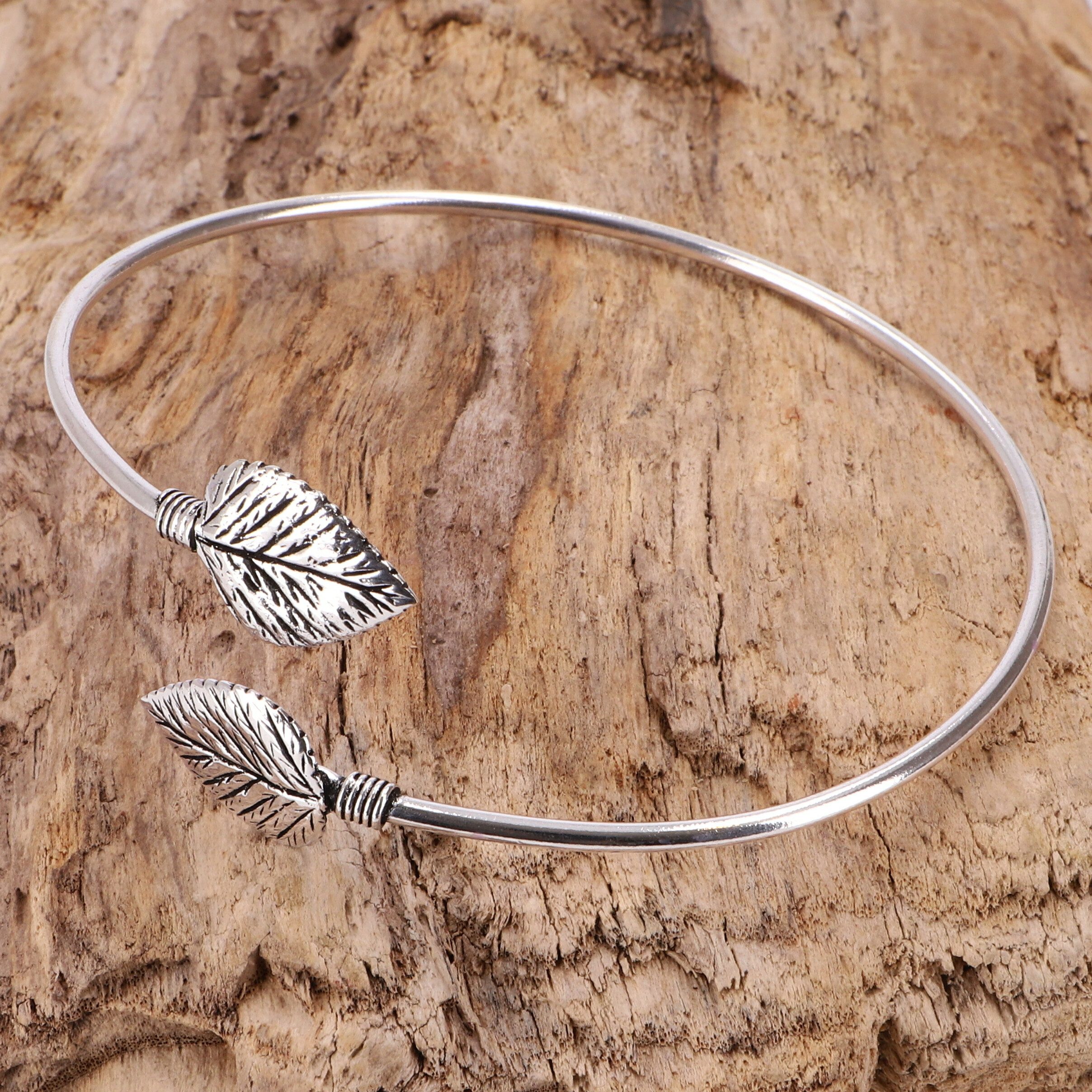Guru-Shop Armreif Silber Swirl, Arm Manschette, Oberarmband.. – Bild 2 von 2