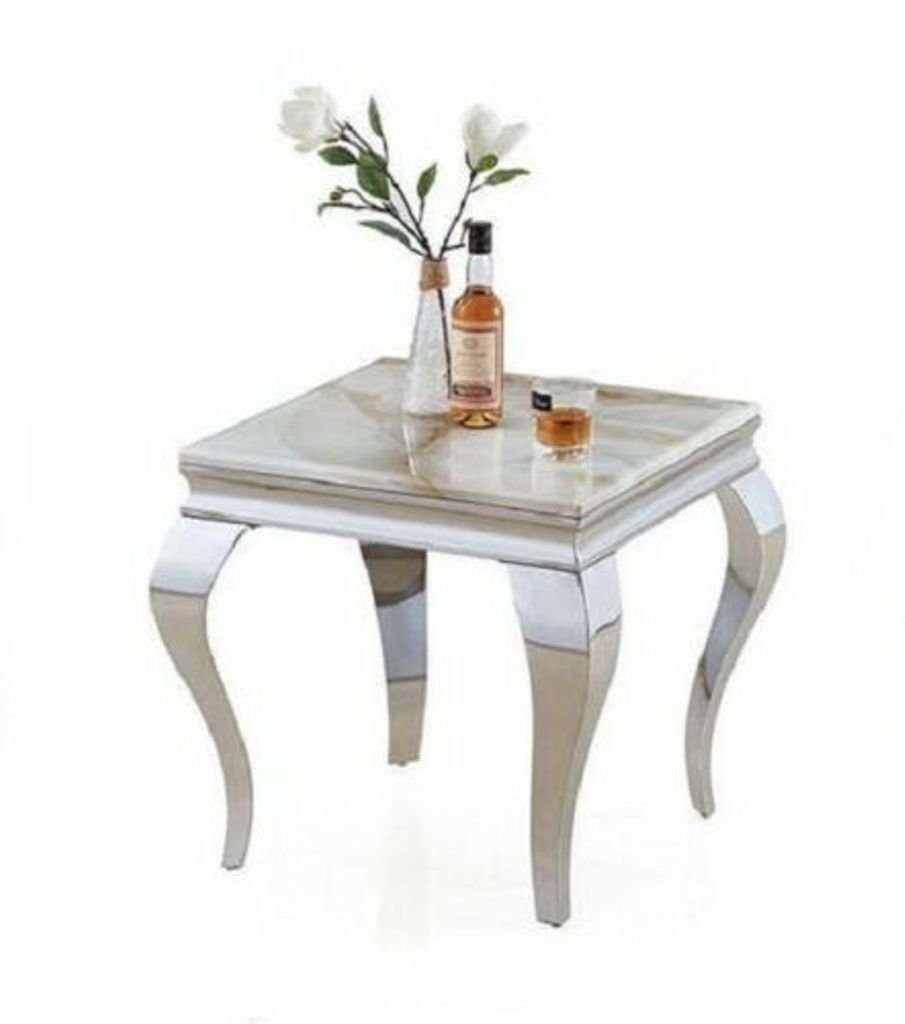 JVmoebel Beistelltisch Beistelltisch Tisch Couchtisch Sofa Tische Wohnzimmer Design Edelstahl (Beistelltisch) | Ablagetische