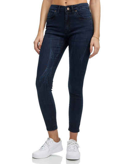 Tazzio High-waist-Jeans F100 Damen Skinny Fit Jeanshose