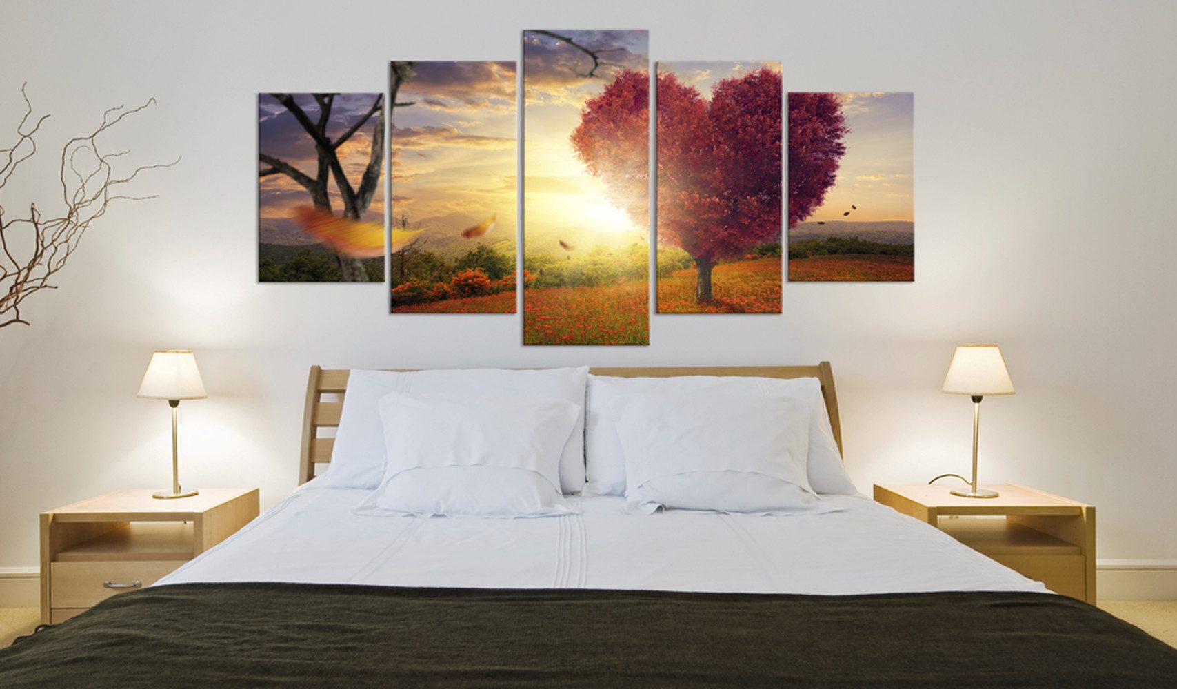 Basera® Wandbild Leinwandbild c-C-0015-b-n