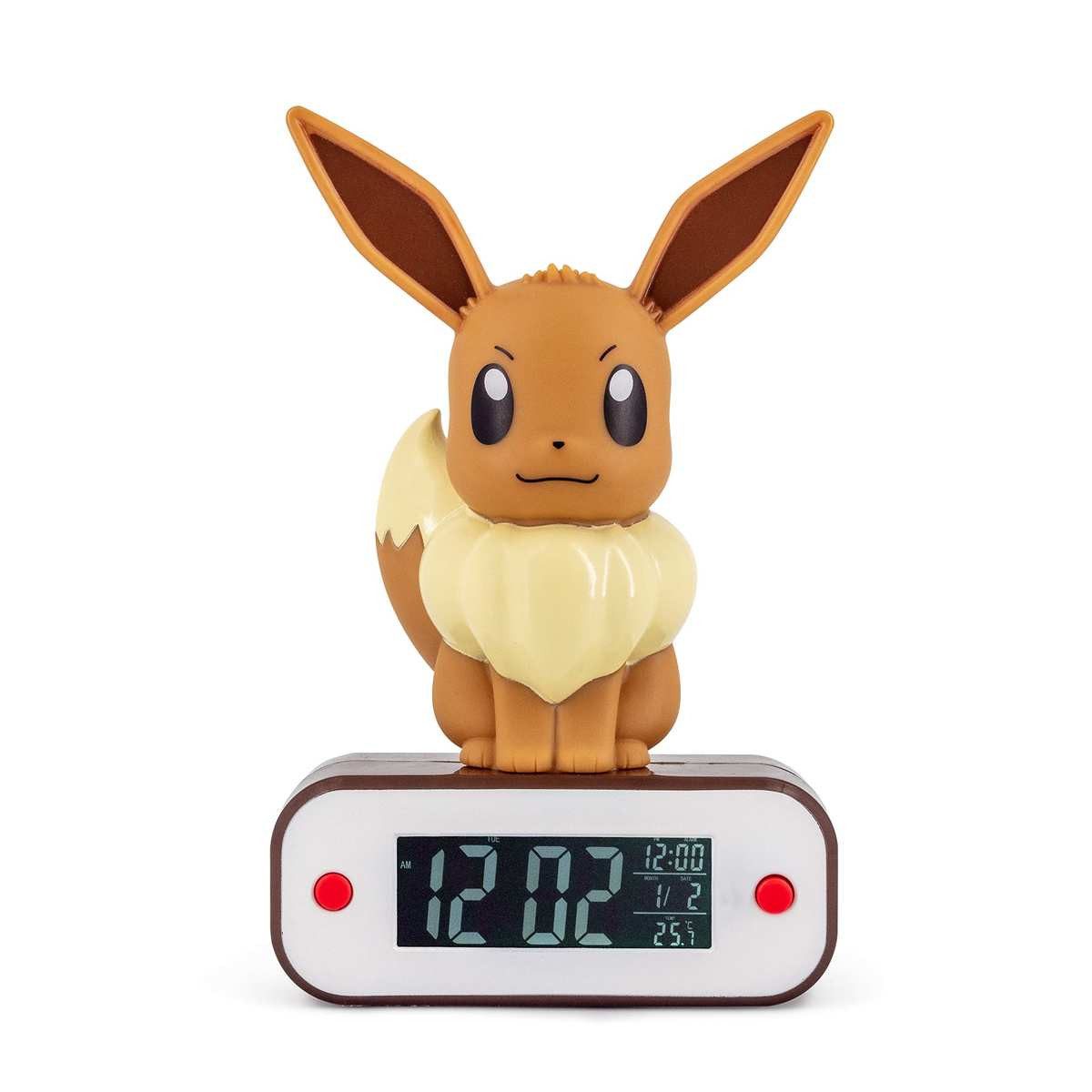 Teknofun Kinderwecker Teknofun Pokemon Evoli Eevee Radio Wecker mit Leuchteffekt 811370, 44