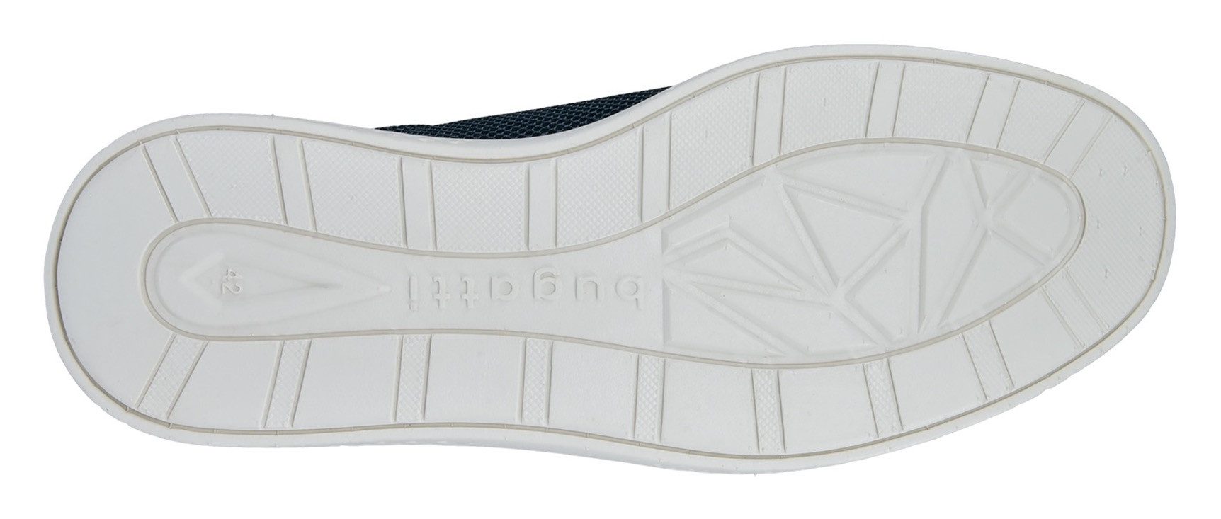 bugatti Schnürschuh Schnürschuh, Freizeitschuh, Halbschuh mit zusätzlichem Reißverschluss