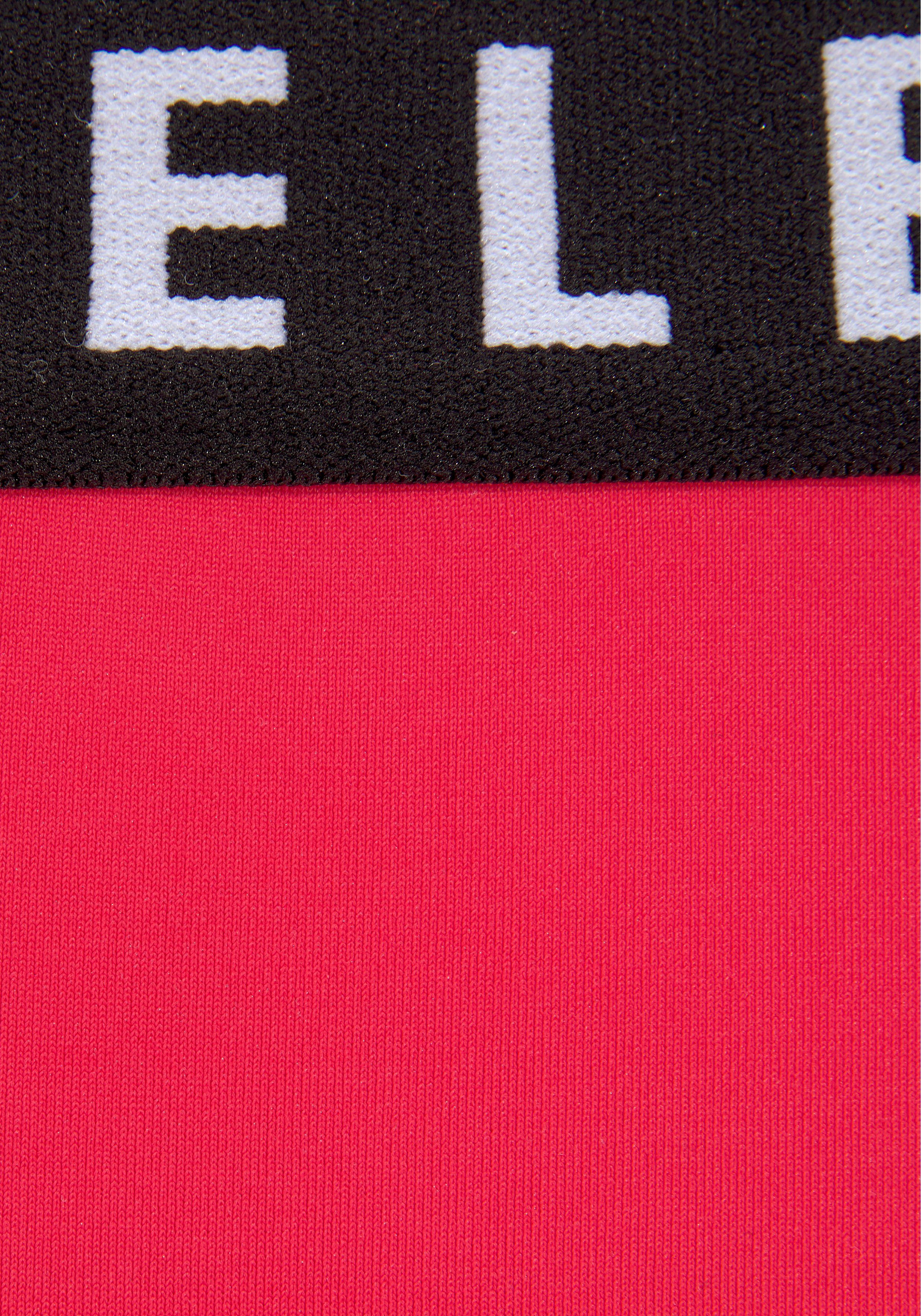 Elbsand Bustier-Bikini mit Markenschriftzügen in Kontrastfarbe