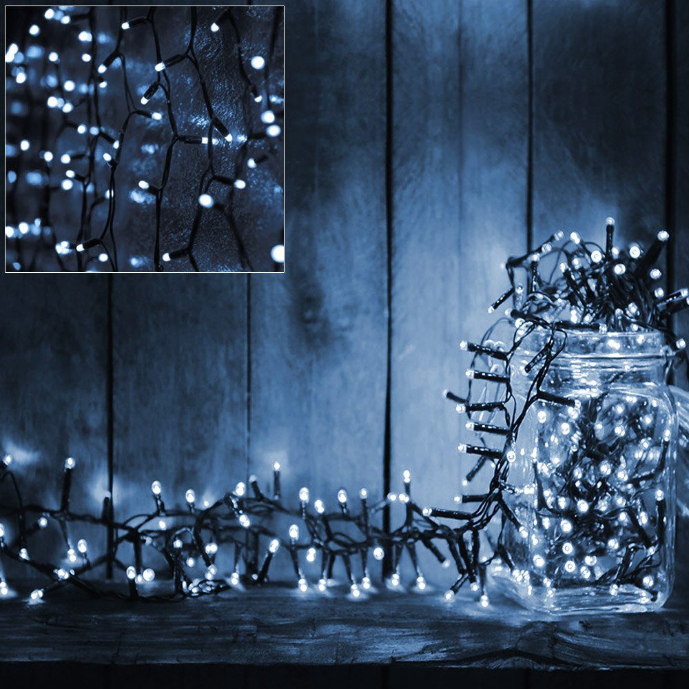 Deuba Lichterkette, Lichterkette 7m 100 LED Blau Batteriebetrieben Timer 8  verschiedene Leuchtmodi Innen Außen IP44 Weihnachtsbaum Weihnachtsdeko  Weihnachten online kaufen | OTTO