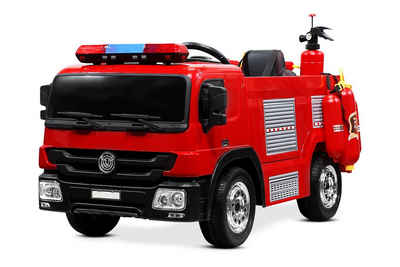 Kidix Elektro-Kinderauto Kinder Elektro Feuerwehrauto Auto 2x35W Kinderauto Kinderfahrzeug