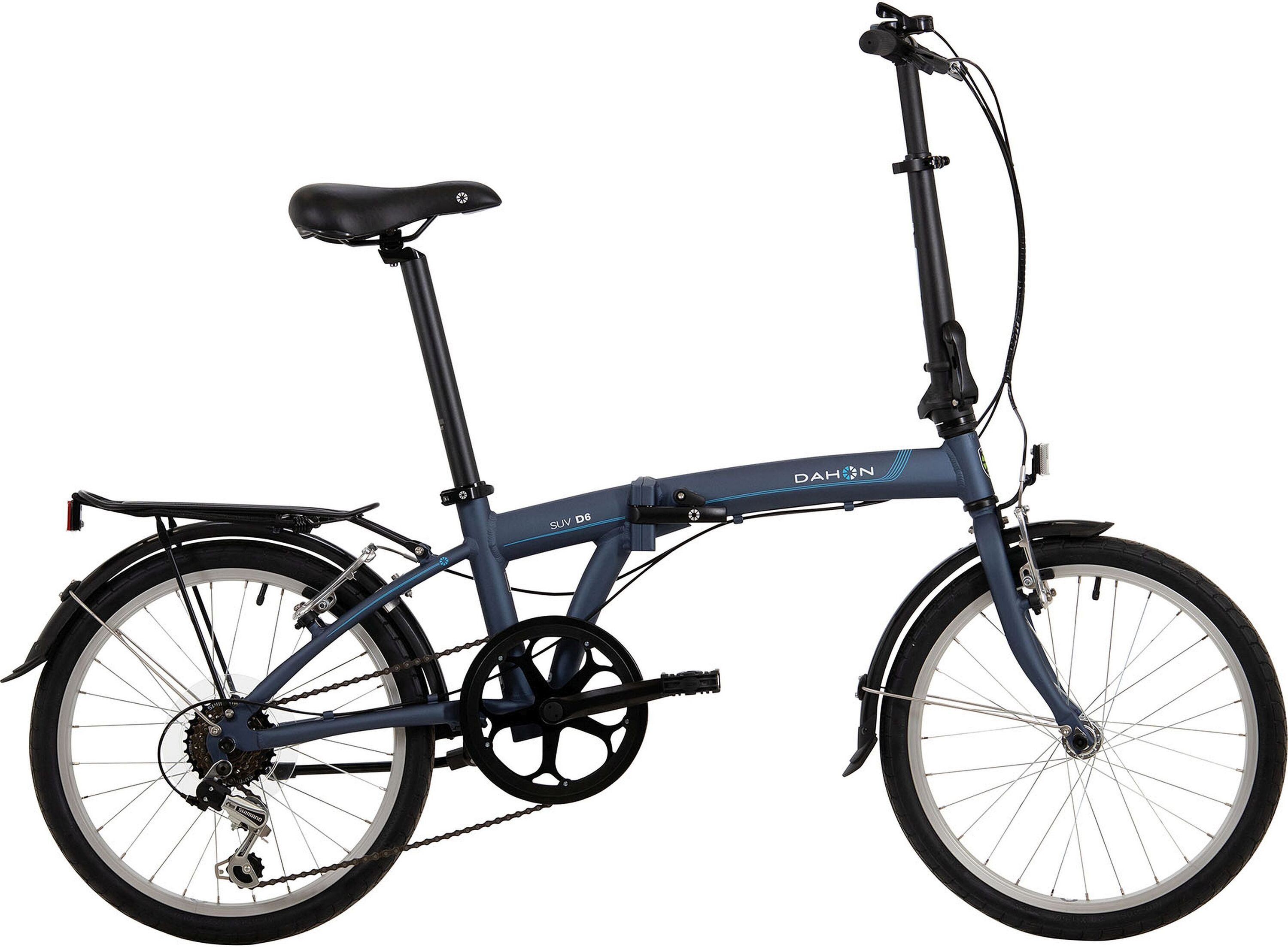 Dahon Faltrad, 6 Gang, Kettenschaltung, Faltrad 20 Zoll SUV D6