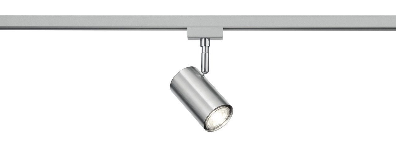 TRIO Leuchten Schienensystem-Sets Trio Leuchten Spot Marley DUOline GU10, nickel, Dimmbar nicht Smart Home-fähig ohne Bewegungsmelder