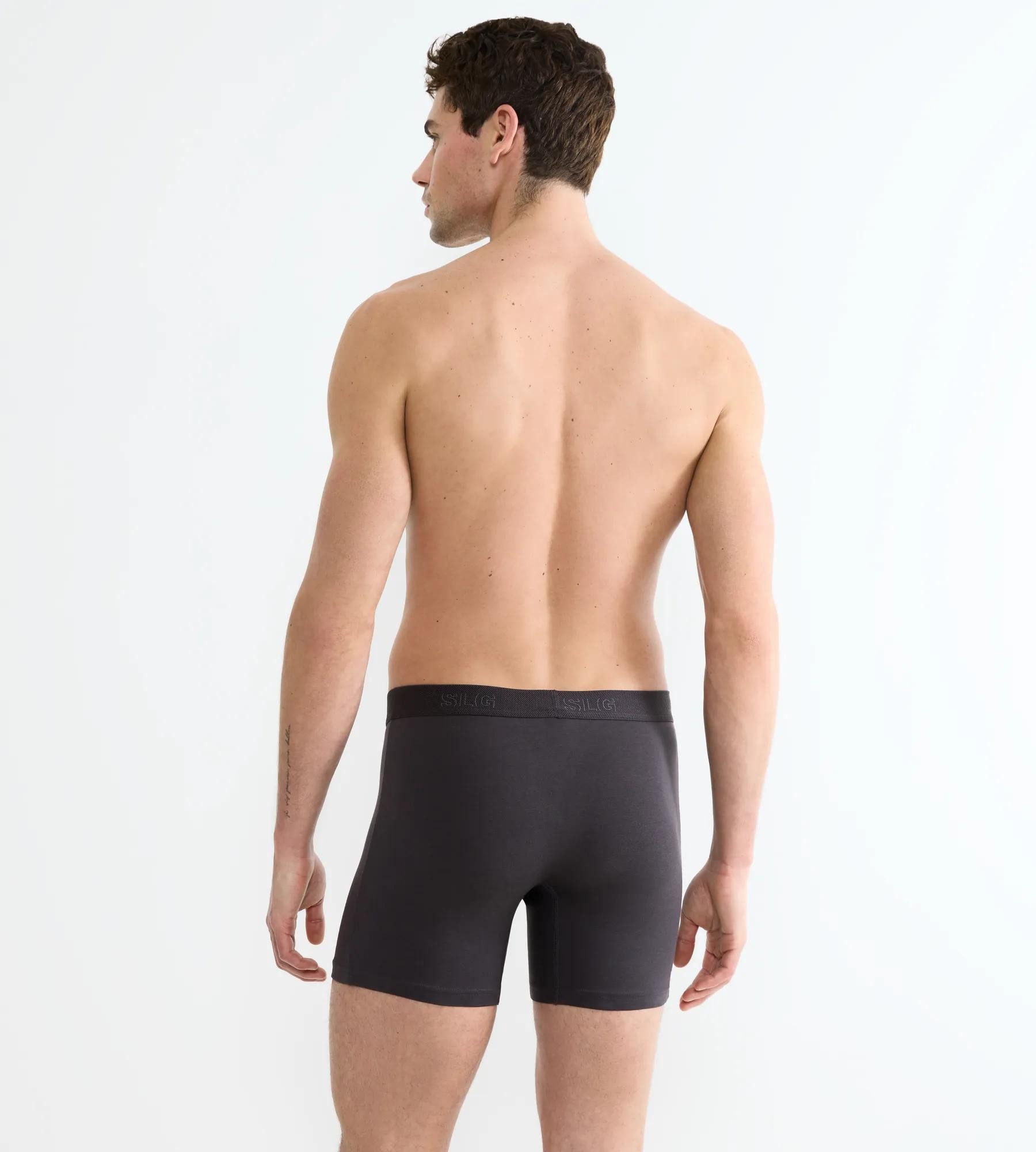 sloggi Boxershorts SLG Base (2er Pack) weicher Elastikbund mit diskretem Logo, ohne Eingriff