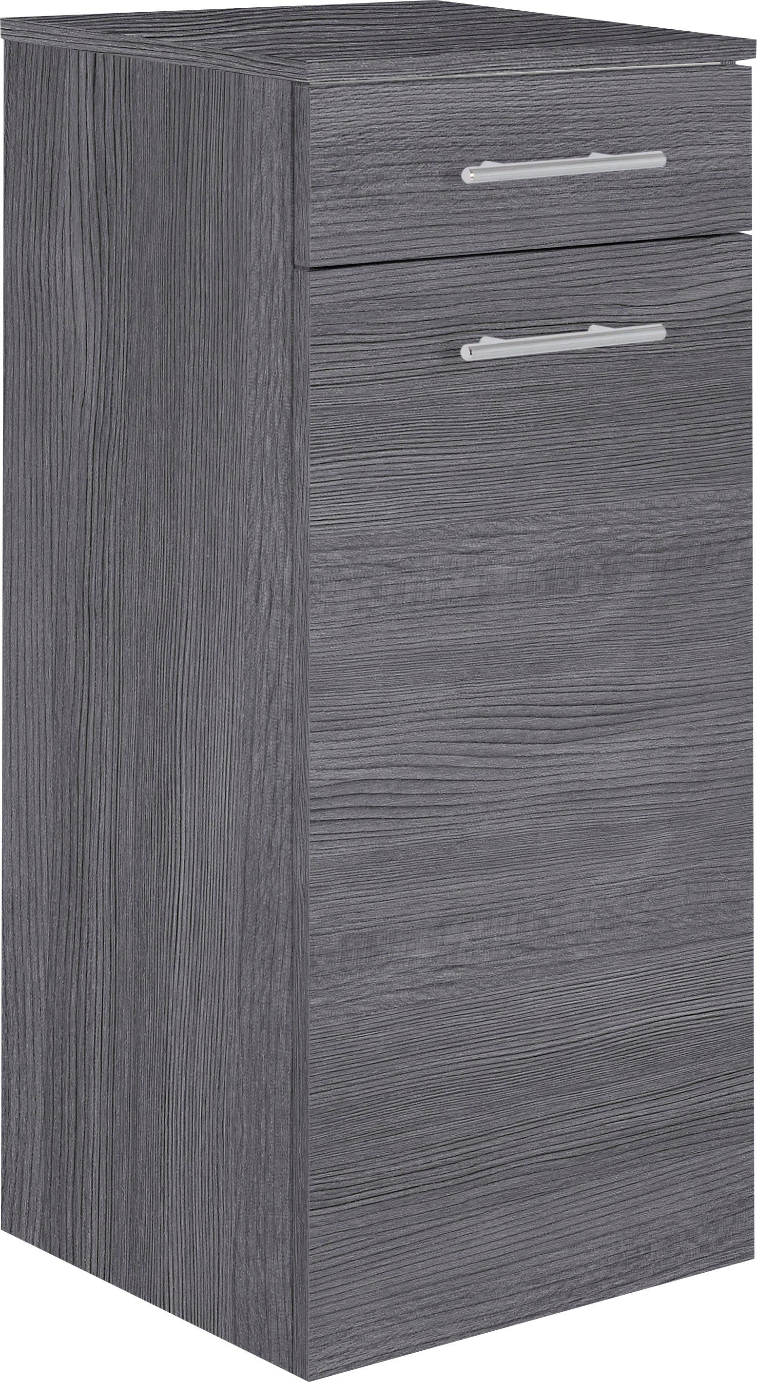 Kastanie Midischrank Breite MARLIN 40 | cm Kastanie 3040, Graphit Graphit