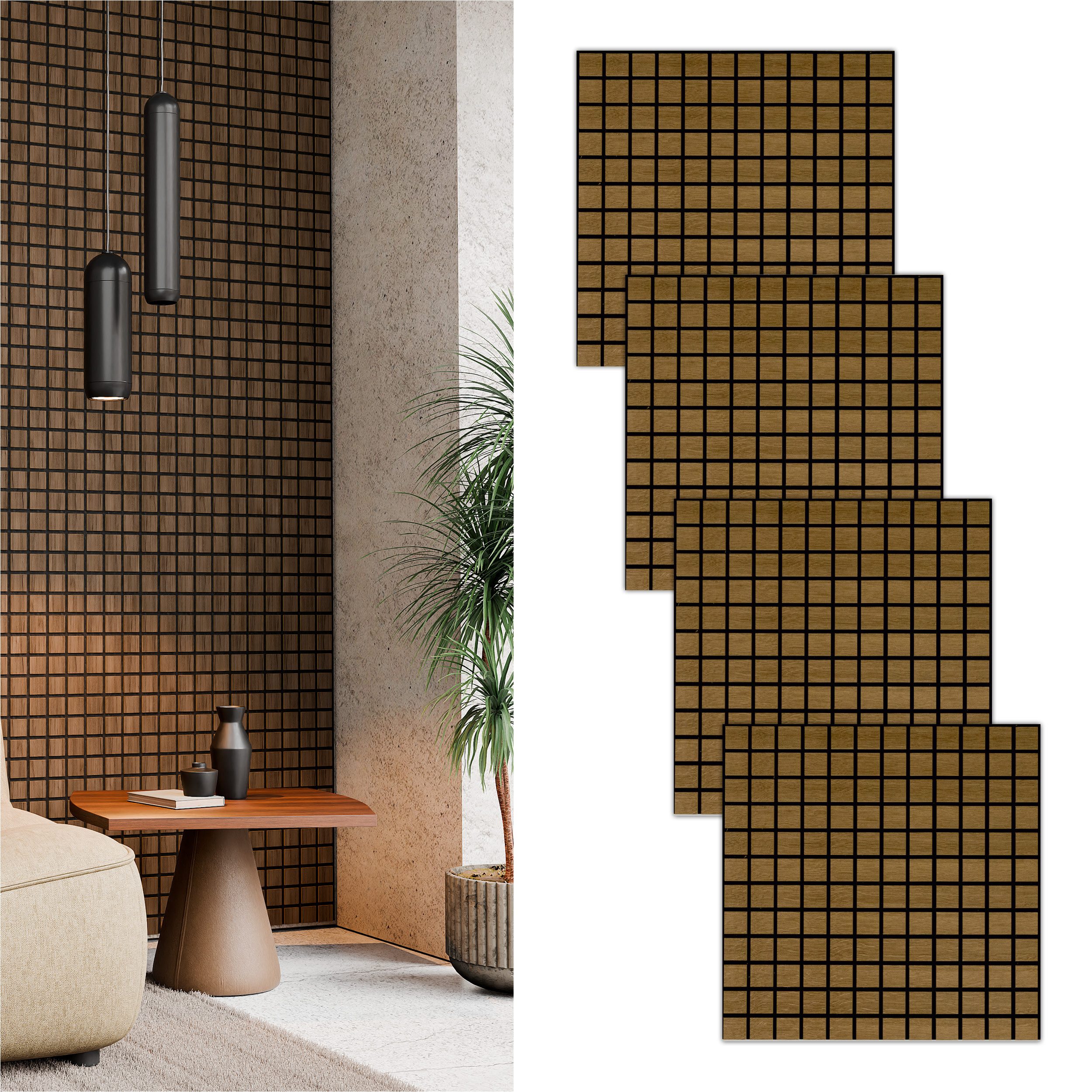 acous 3D Wandpaneel NEUESTER TREND Akustikpaneel Blockbuster FSC® Premium E günstig online kaufen