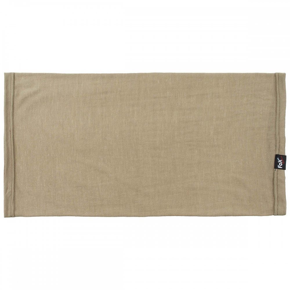 FoxOutdoor Multifunktionstuch Fox Outdoor Rundschal, Merino Lite, coyote tan, Multifunktionsschal mit vielen Einsatzmöglichkeiten