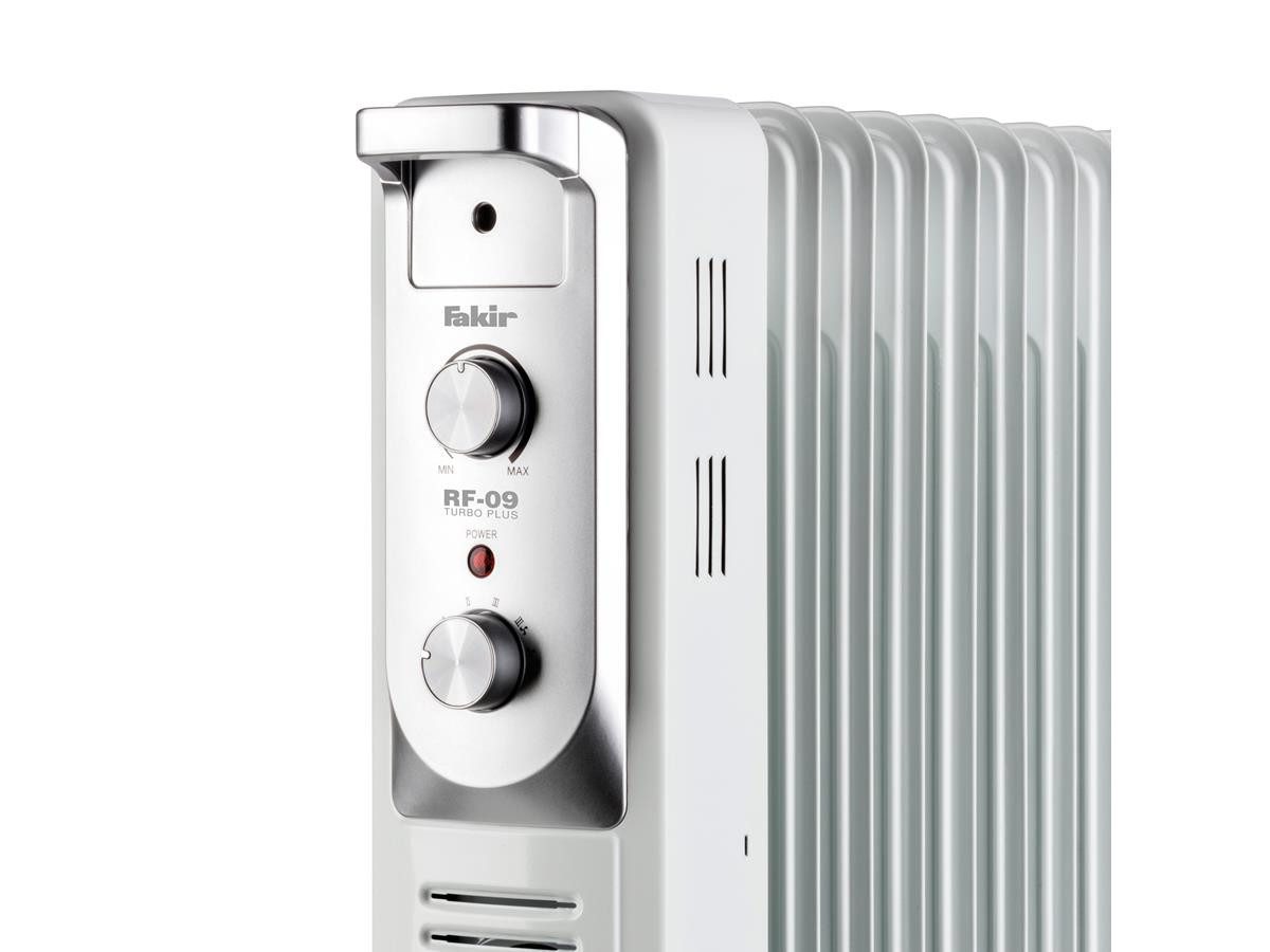 FAKIR Ölradiator trend, OR-09 TURBO PLUS, 2600 W, 4 Leistungsstufen: 880 / 1.320 / 2.200 / 2.600 W