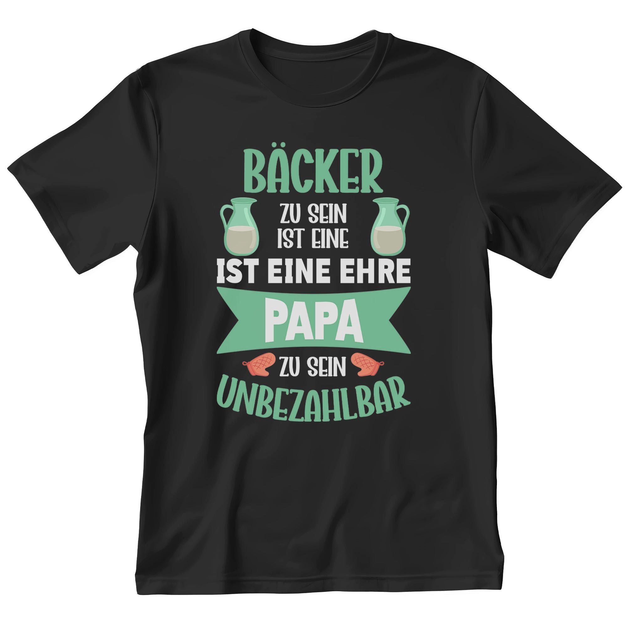 T-Shirt Bäcker Vatertag Geschenk Männer Spruch Beruf Abschluss