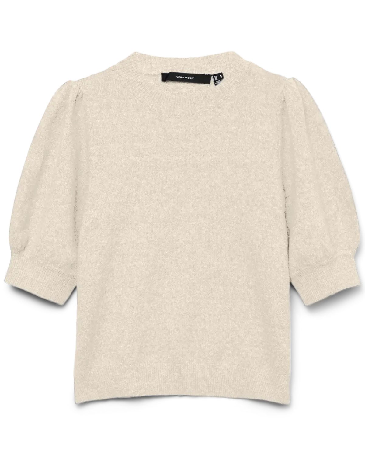 Vero Moda Strickpullover Damen Strickpullover mit Puff und 2/4-Ärmeln günstig online kaufen