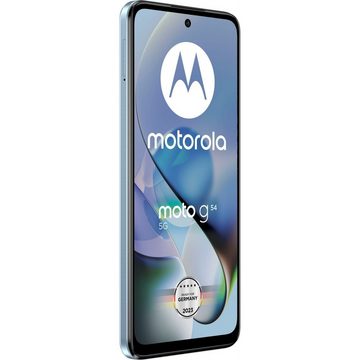 Motorola XT2343-2 Moto G54 5G 256 GB / 8 GB - Smartphone - glacier blue Smartphone (6,5 Zoll, 256 GB Speicherplatz)