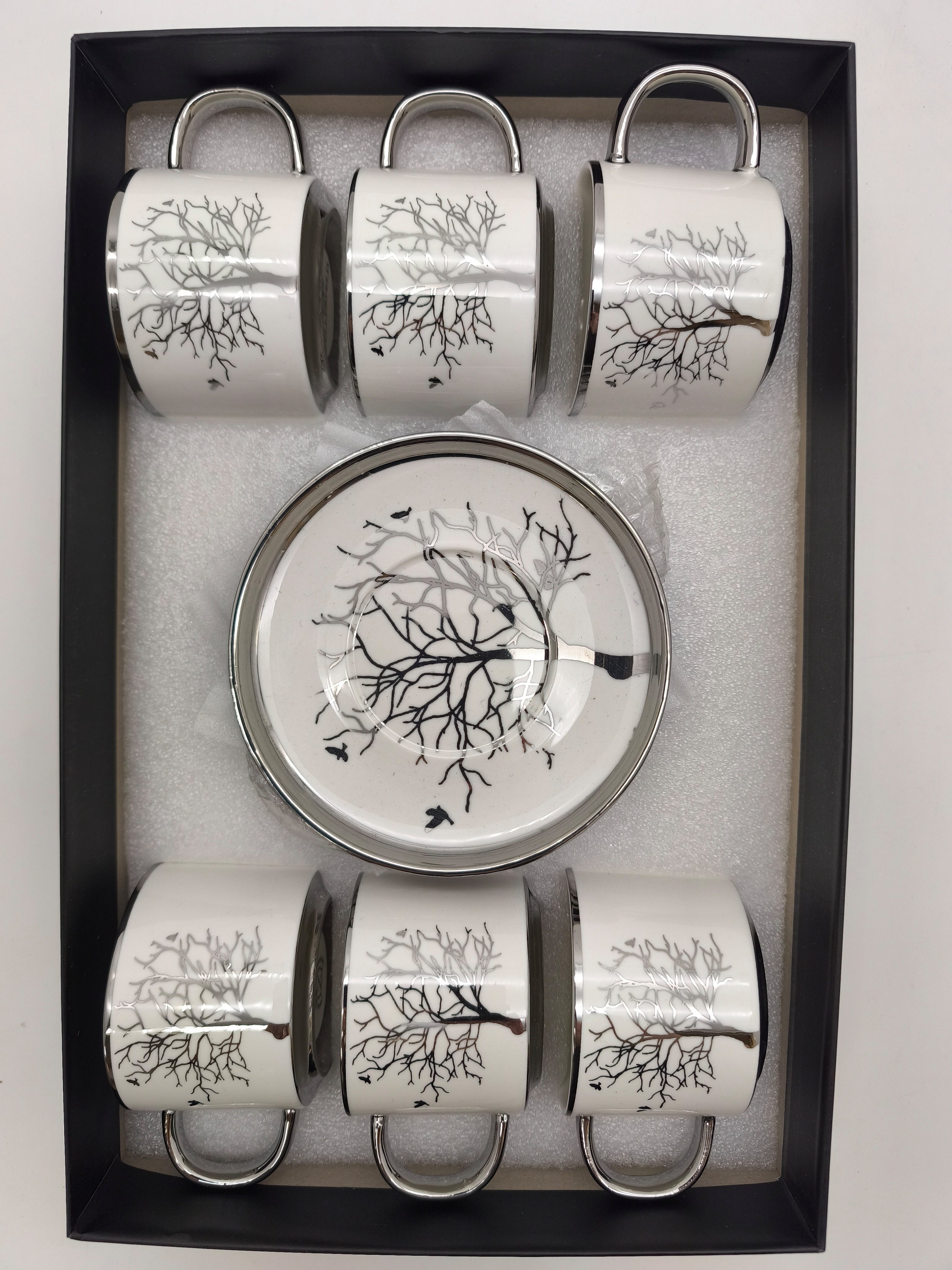 ZELLERFELD Tasse Geschirr-Set Kaffeetassen Set 12 Teilig