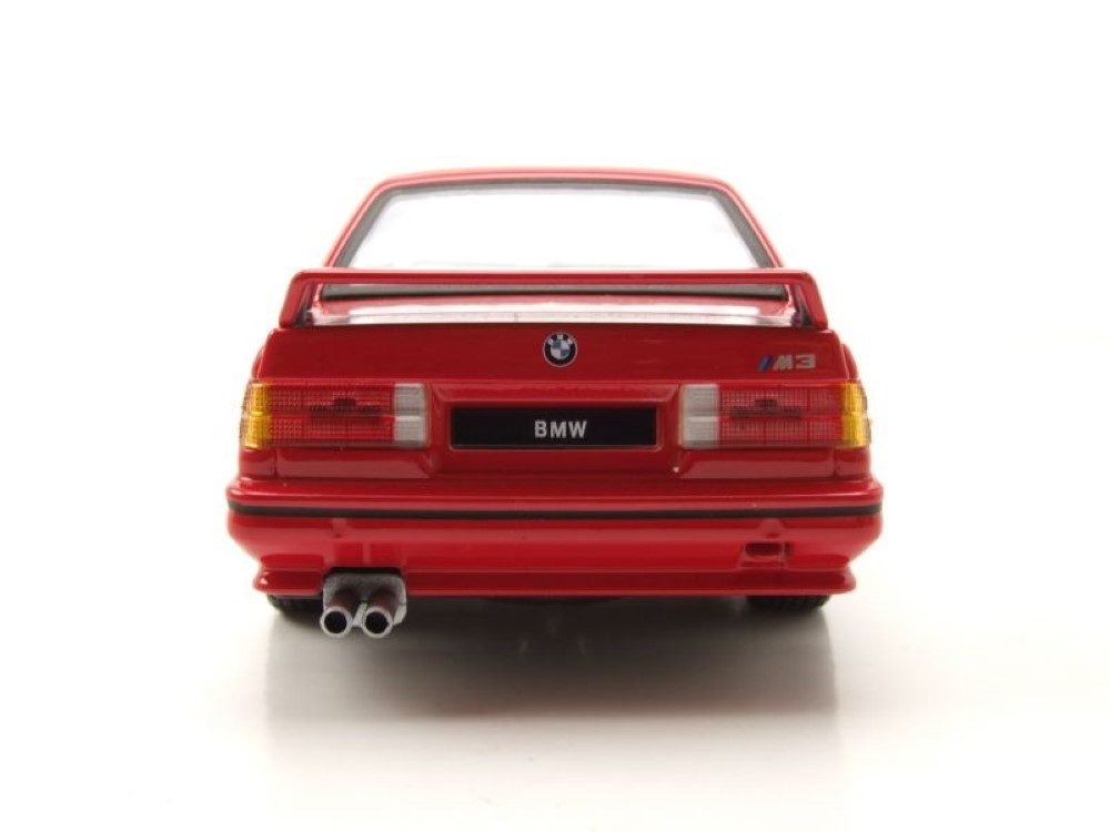 Bburago Modellauto BMW M3 E30 1988 rot, Maßstab 1:24
