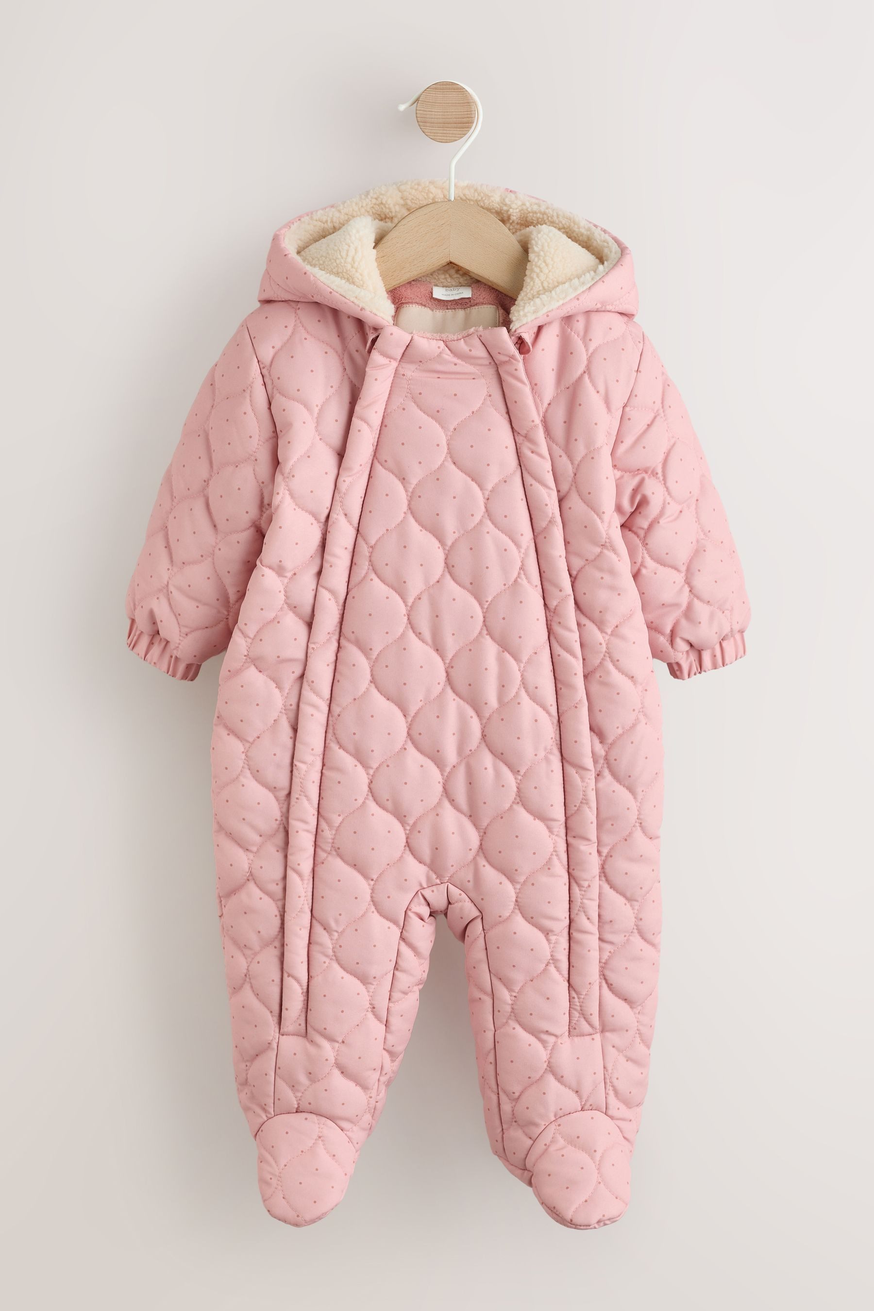 Next Overall Baby-Einteiler mit Kapuze (1-tlg)