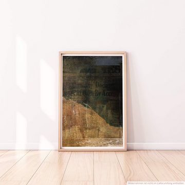 Sinus Art Poster Rock And A Hard Place - Poster 60x90cm