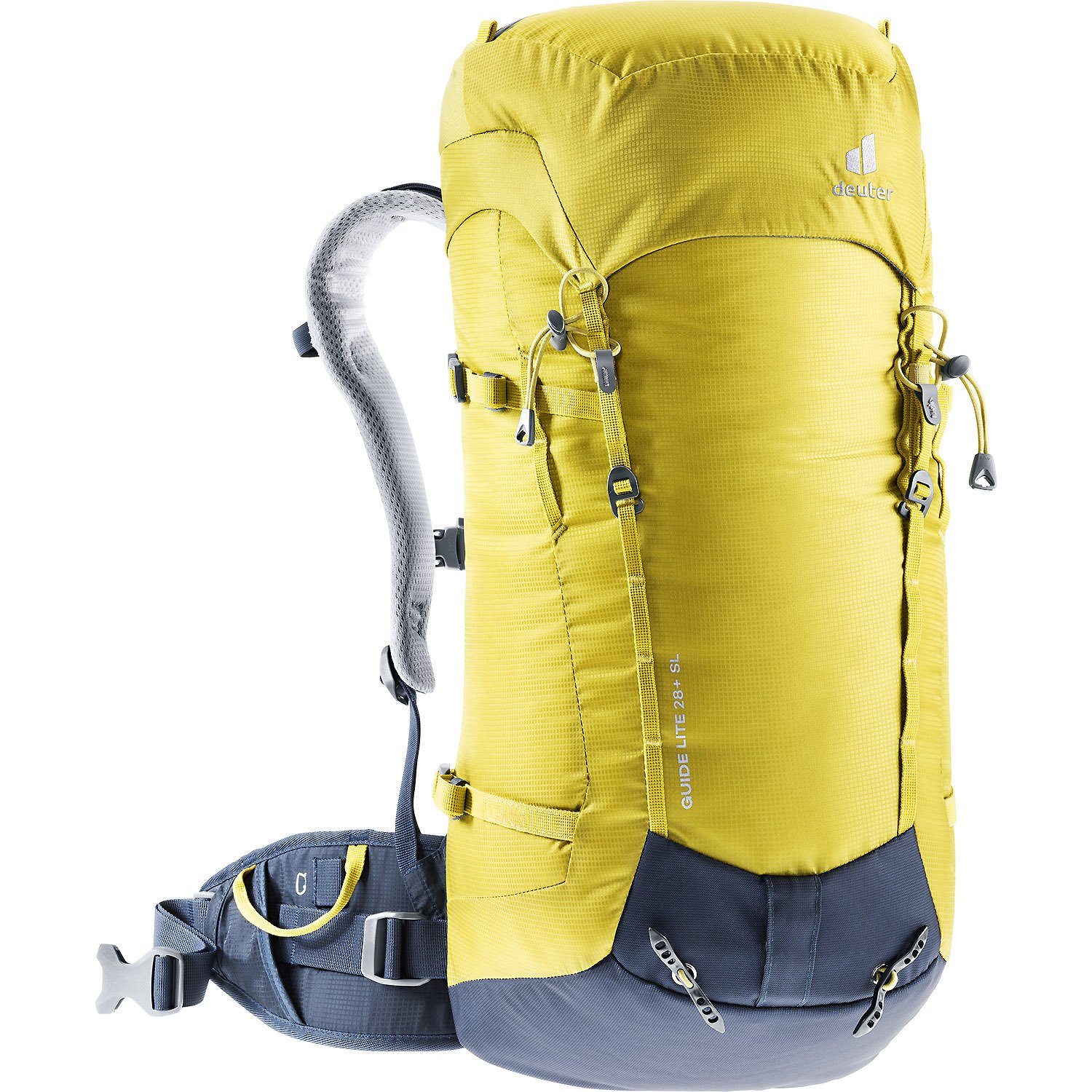 deuter Hochtourenrucksack Alpinrucksack Guide Lite 28+ SL Gelb